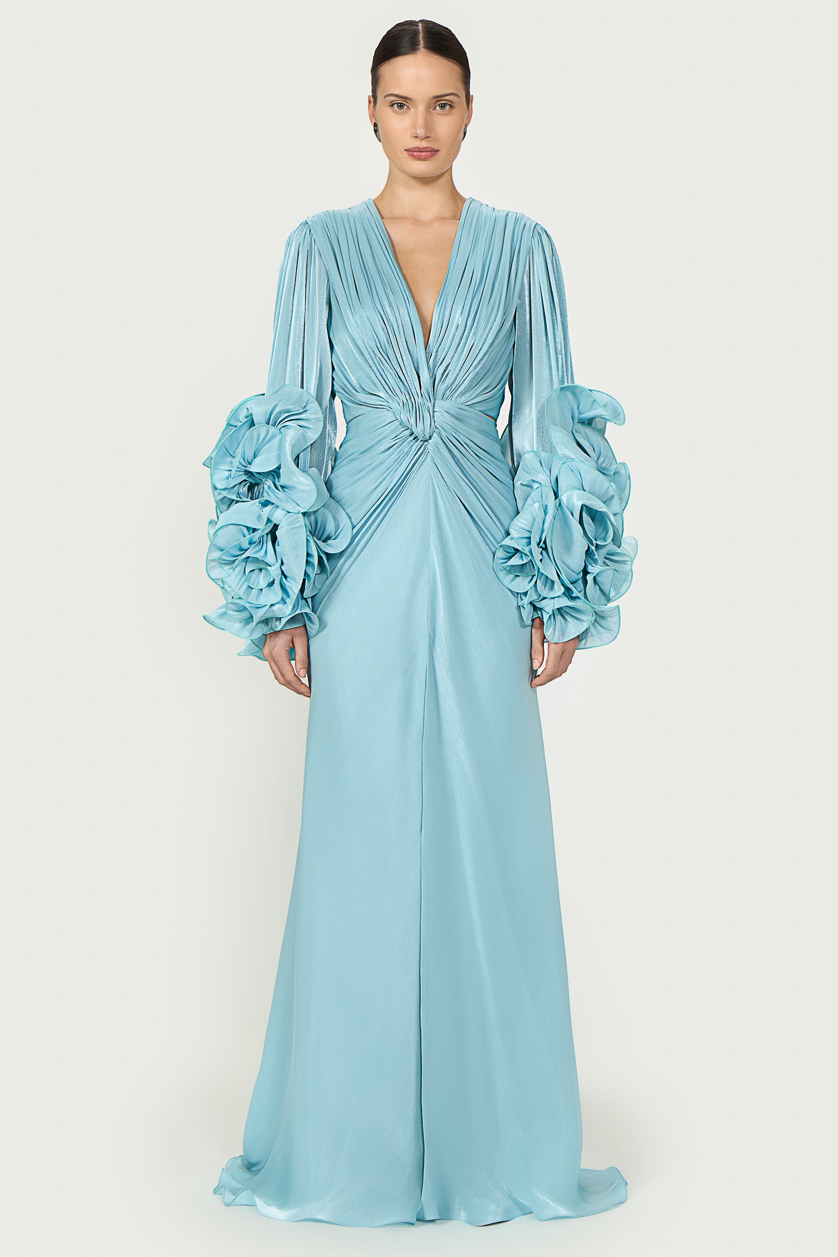 Dulcie Lurex Georgette Gown