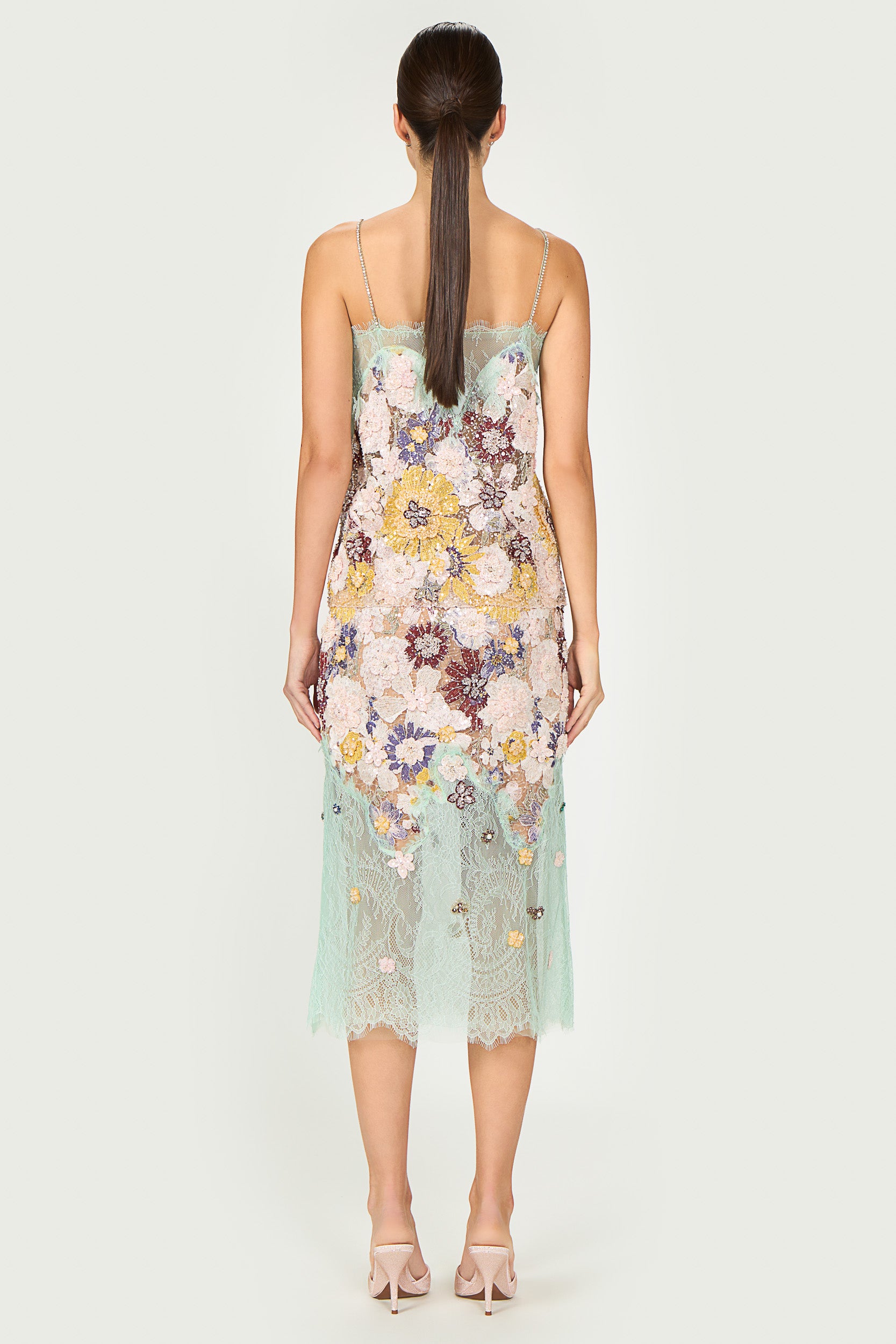 Rada Embroidered Floral Lace Skirt