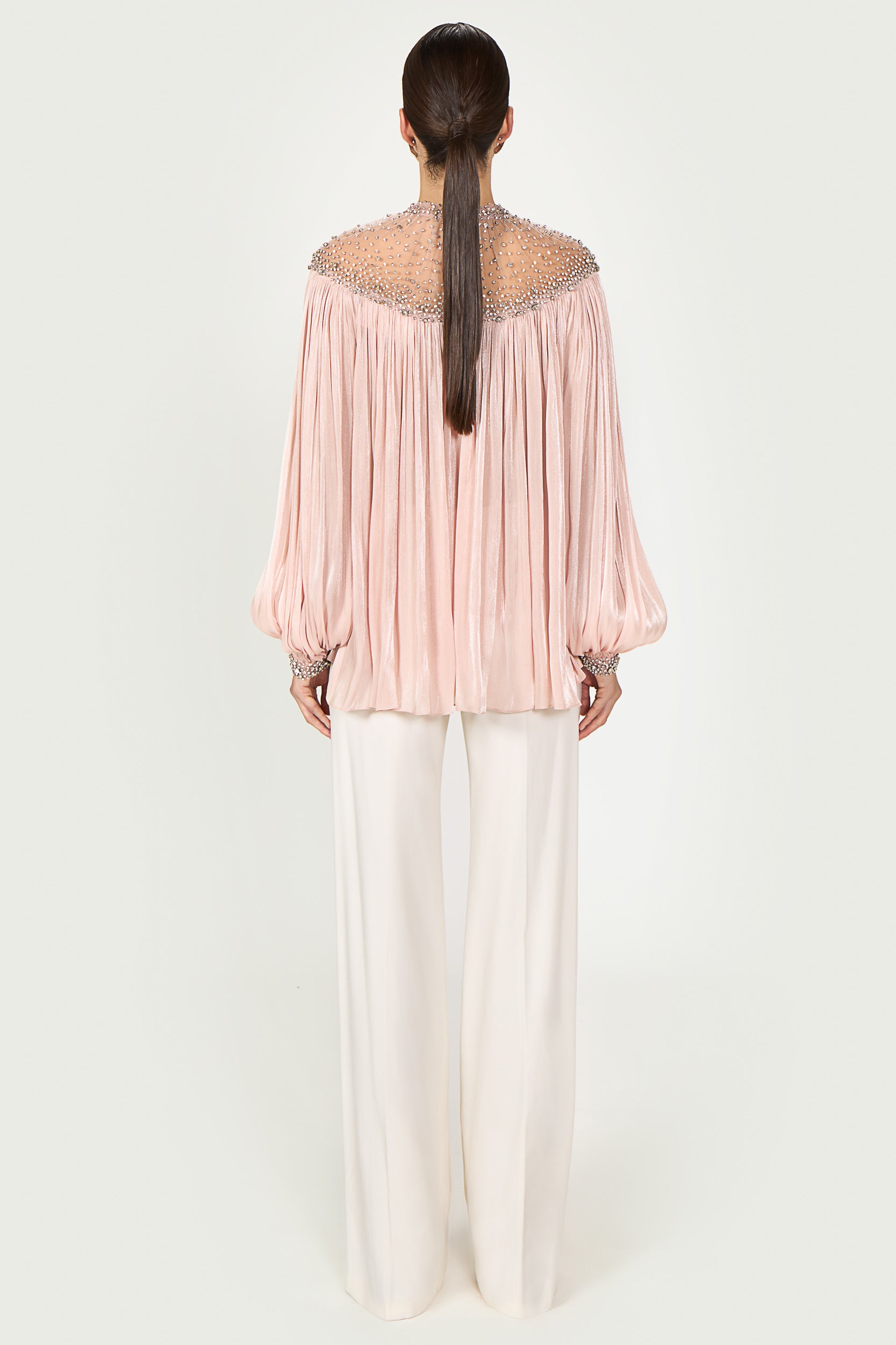 Timea Lurex Georgette Blouse