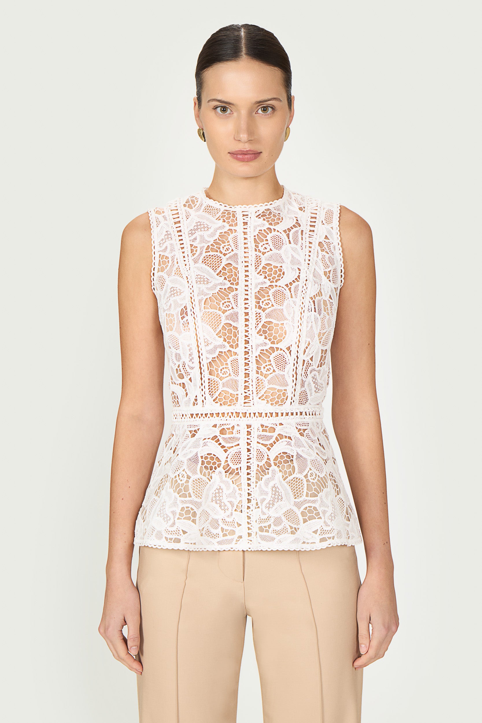 Niva Guipure Lace Top