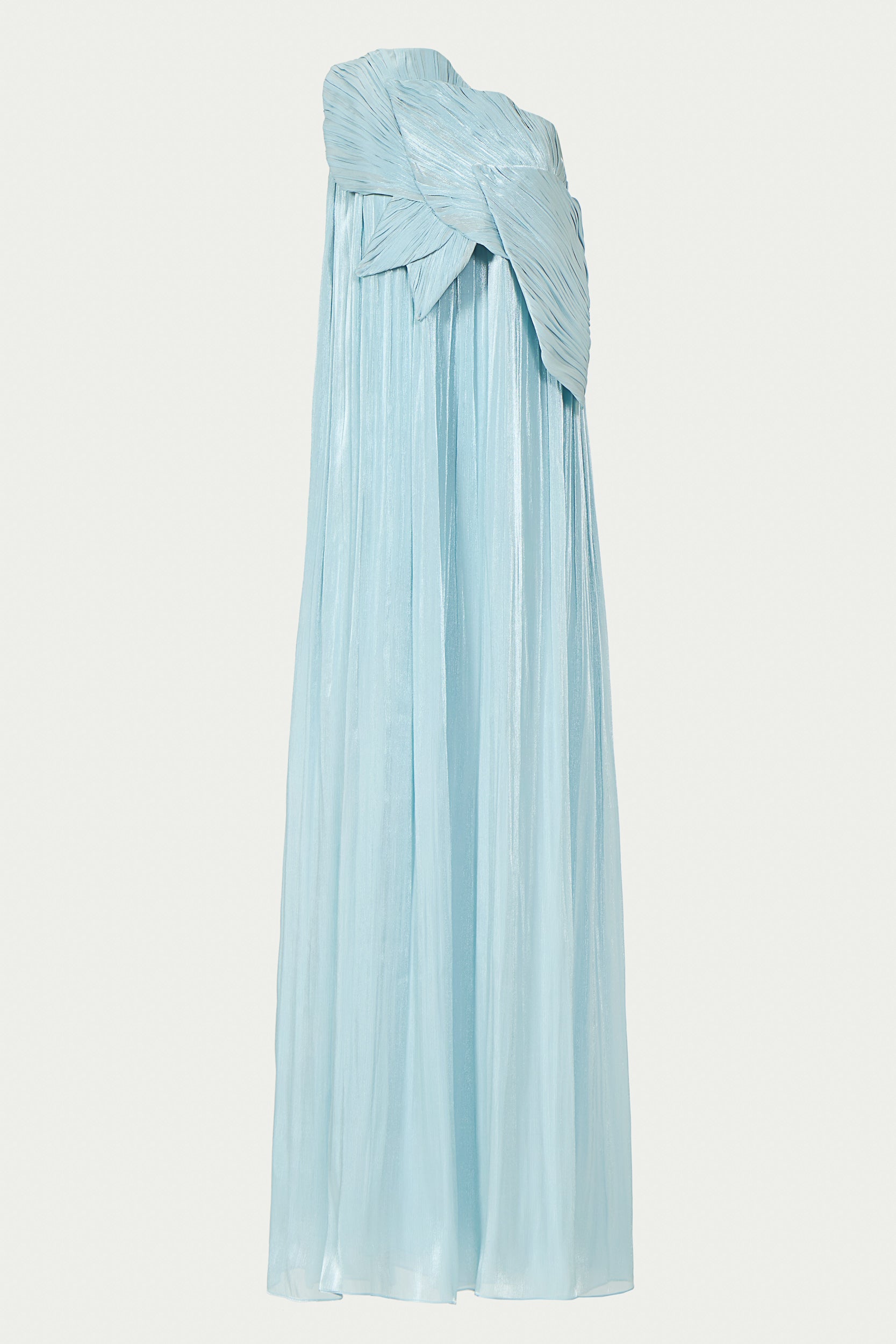 Amabel Lurex Georgette One Shoulder Gown