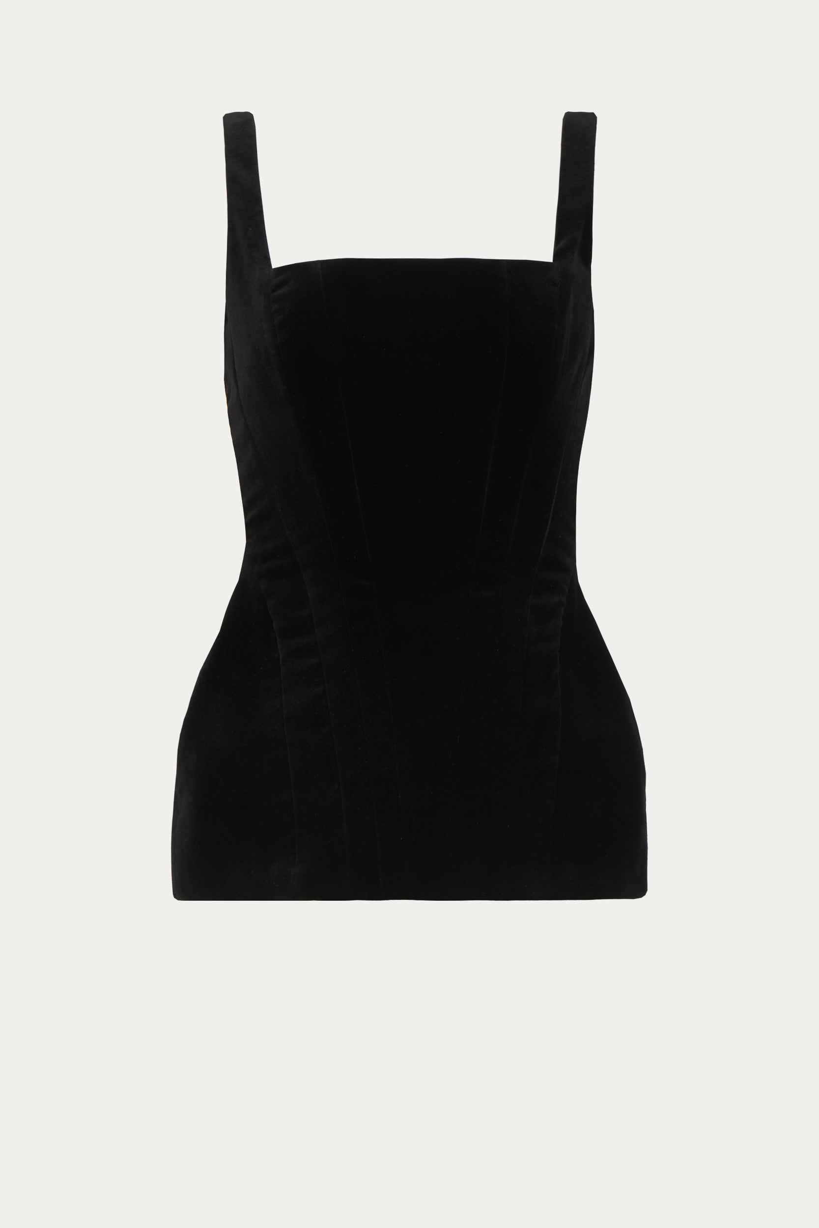 Leeren Velvet Boned Bustier