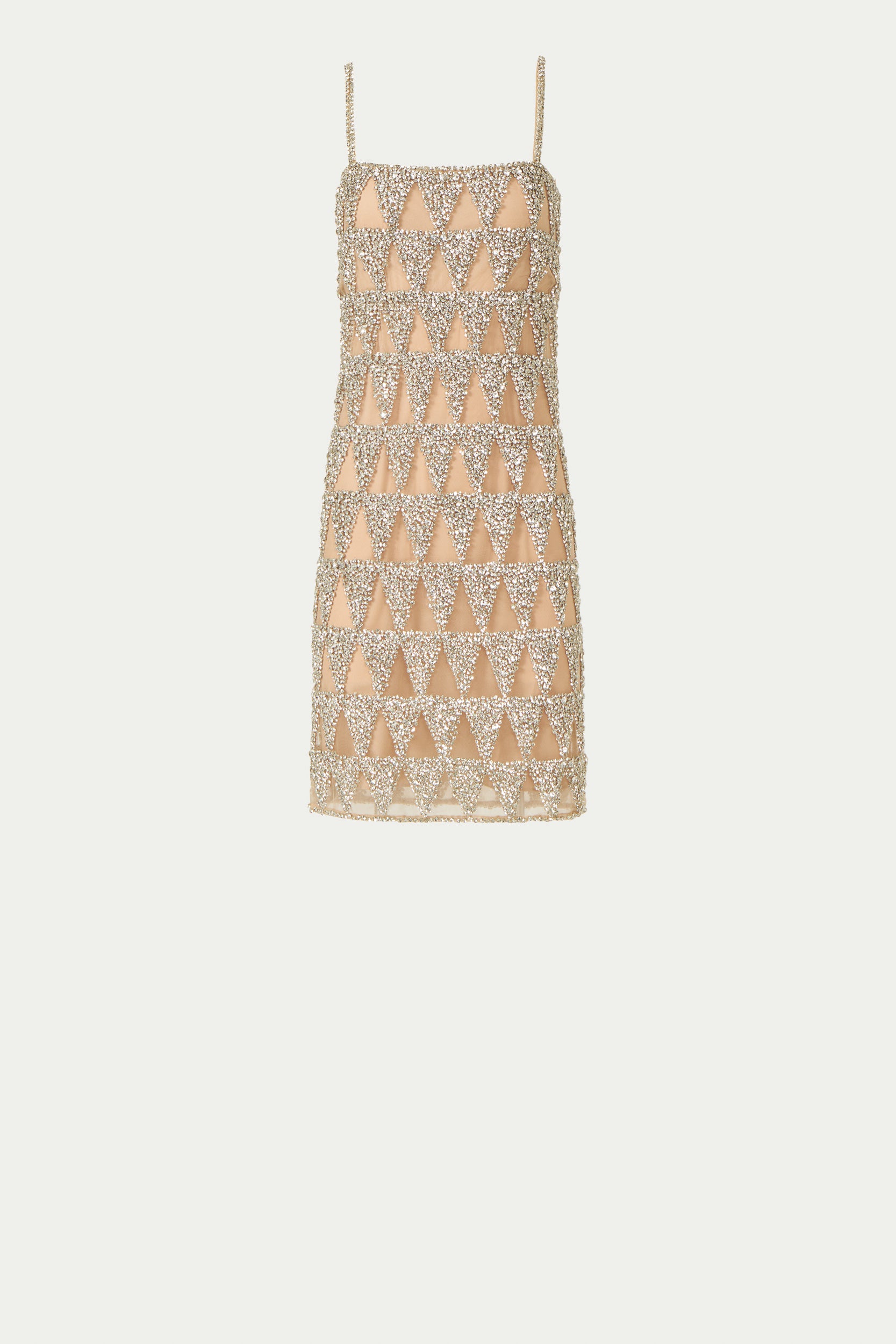 Zoella Crystal French Tulle Mini Shift Dress