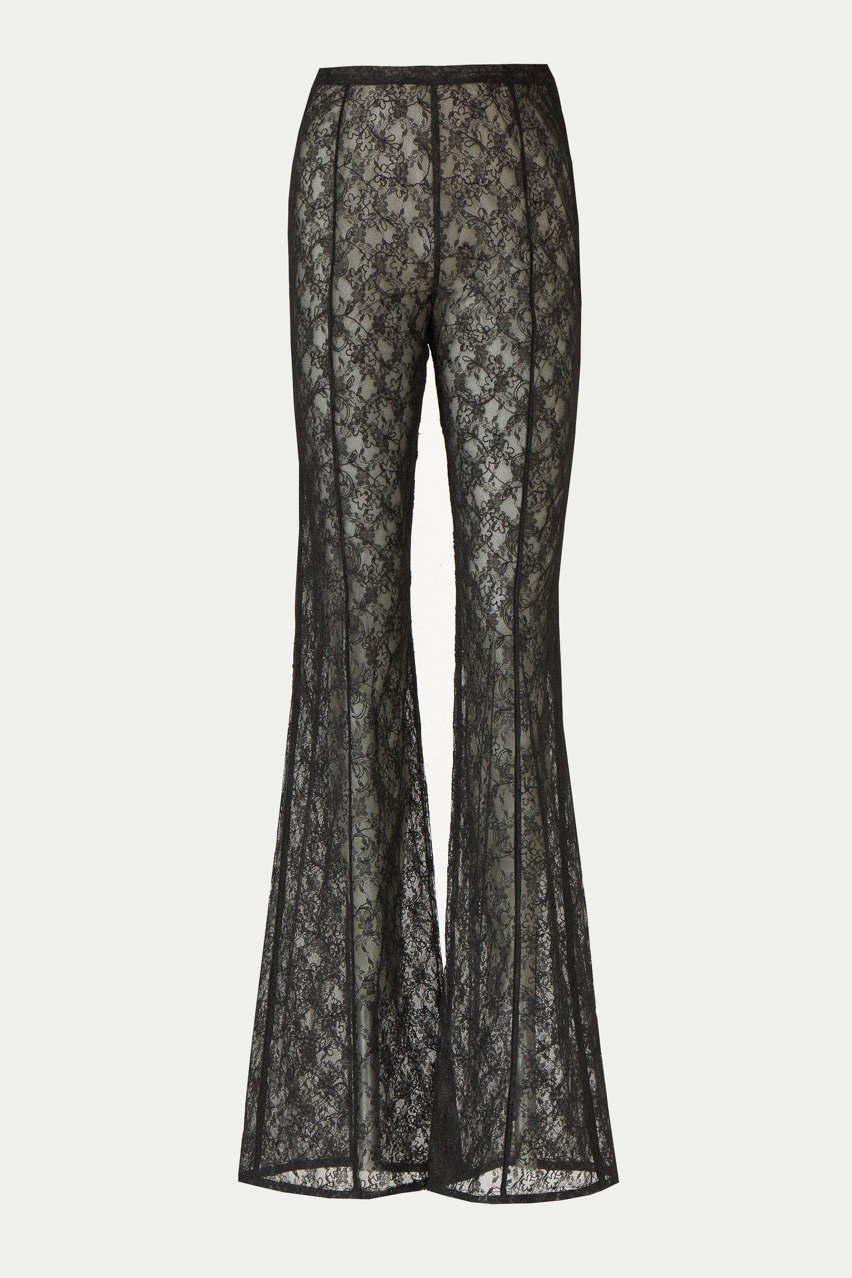 Lannie Corded Lace Wide-Leg Trousers