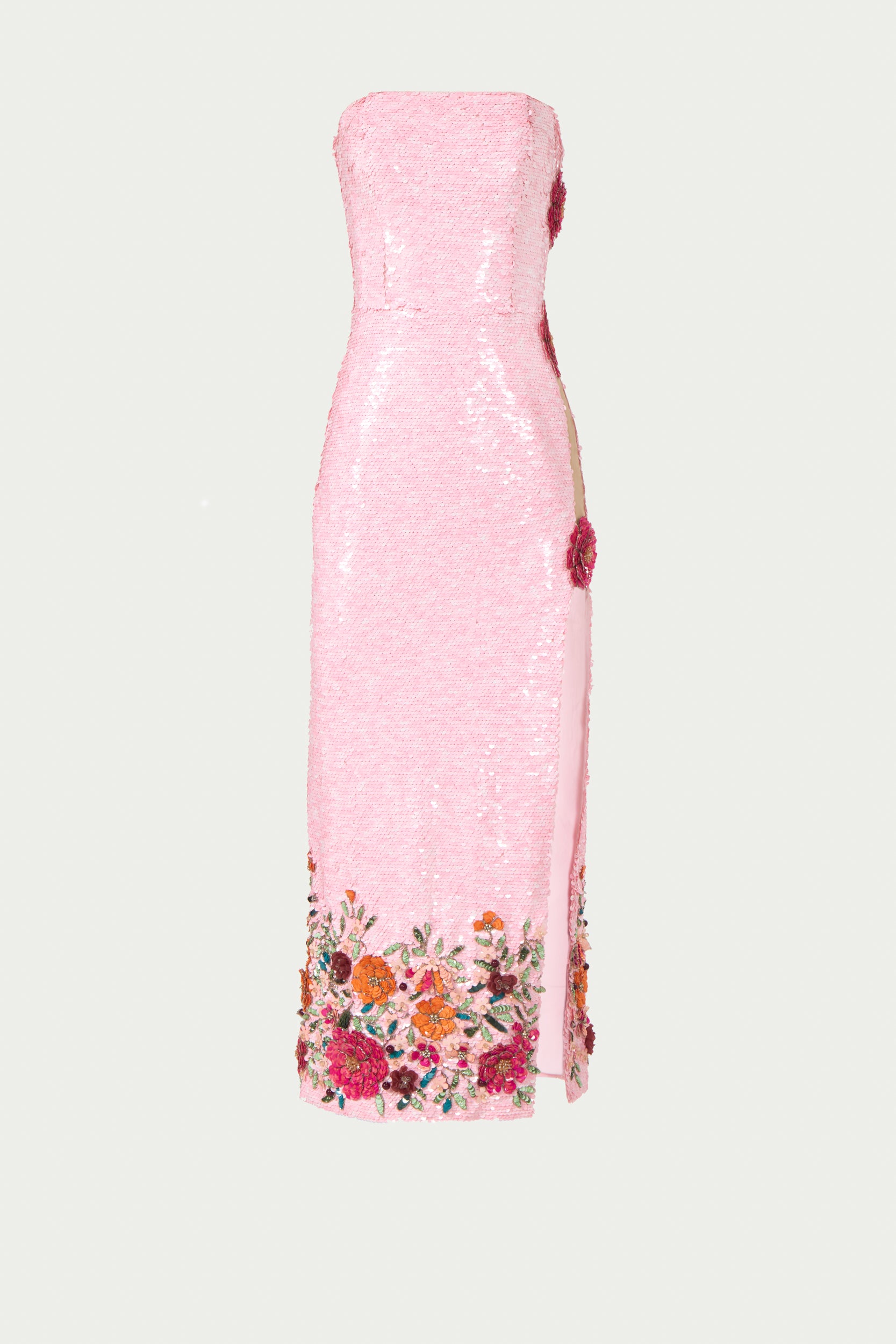Harlee Sequined Strapless Dress
