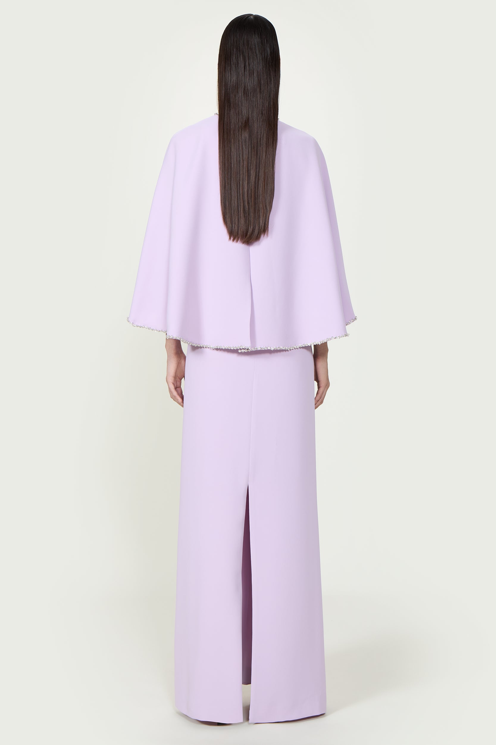 Orianna Crepe Column Gown