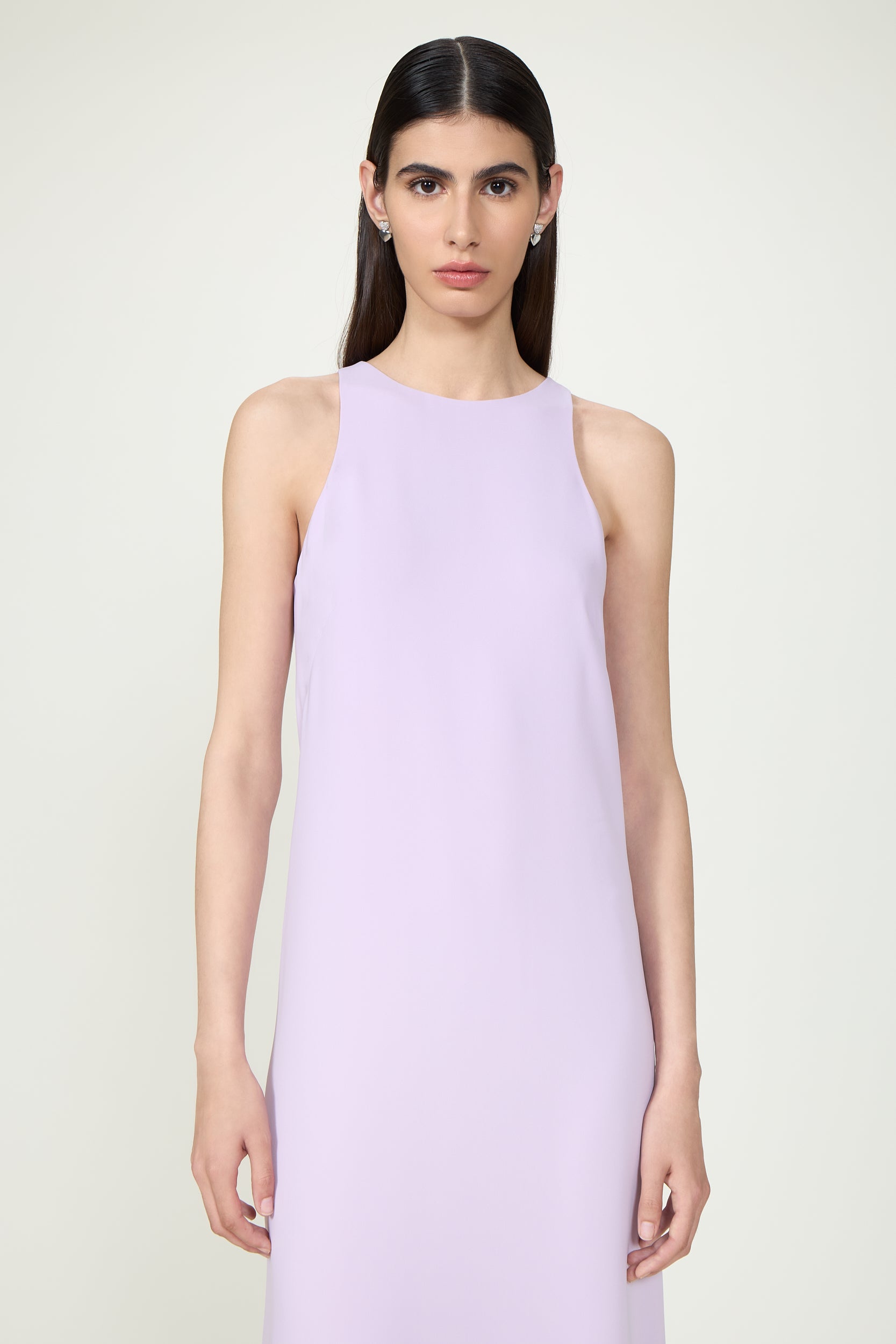 Orianna Crepe Column Gown
