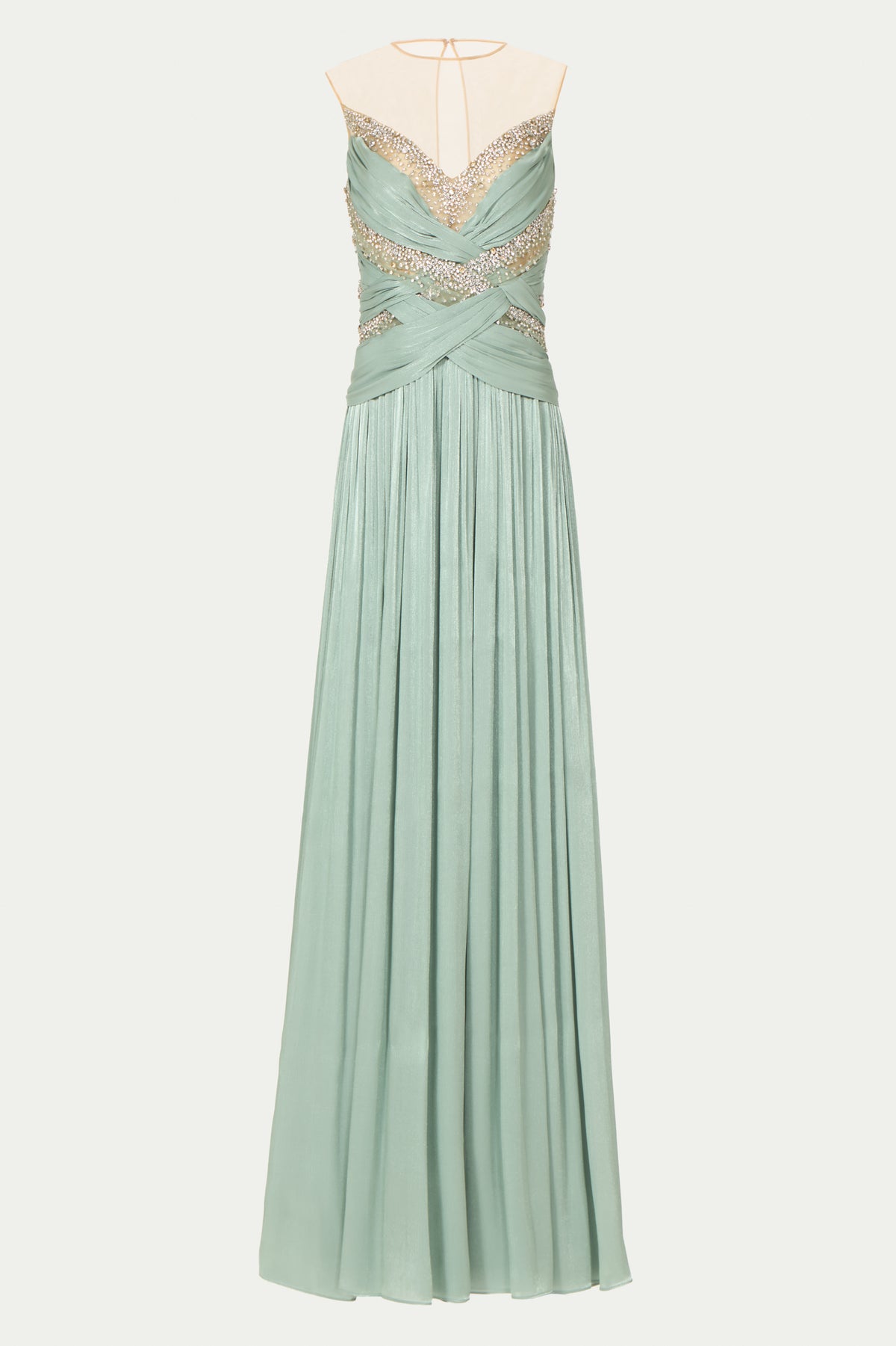Branka Lurex Georgette Gown