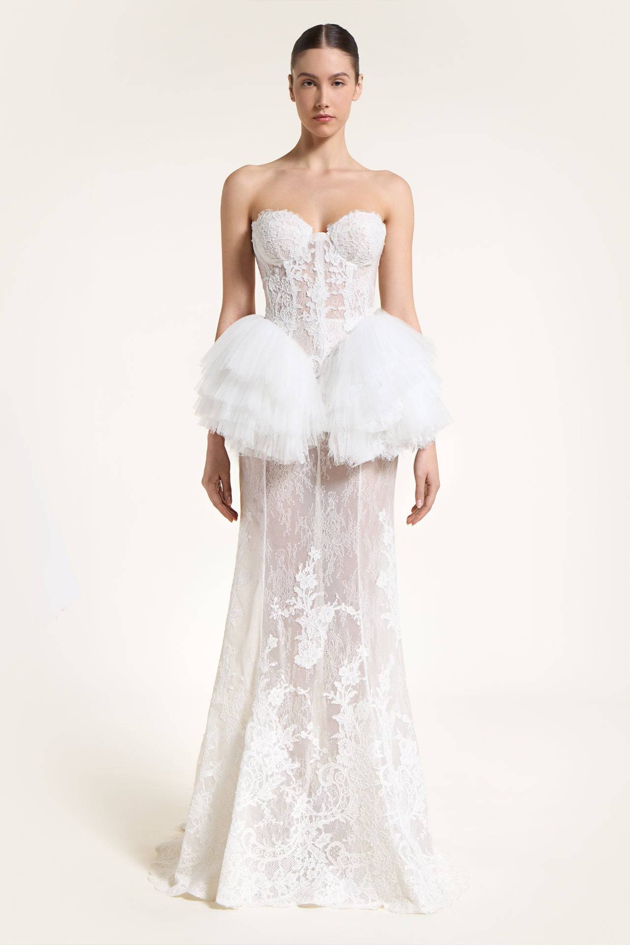 Cilissa Chantilly French Corded Lace Skirt
