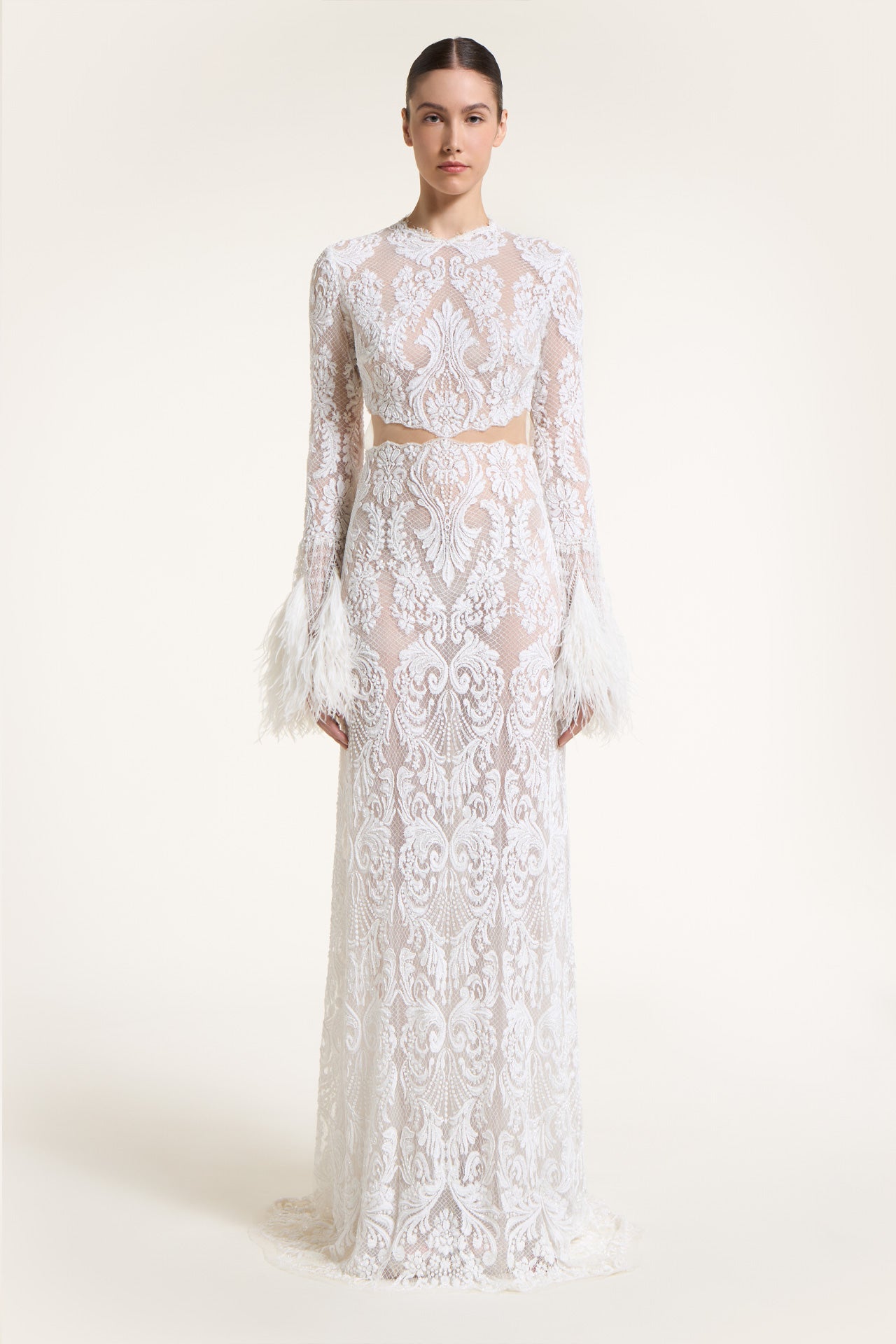 Panorea Beaded Lace Gown