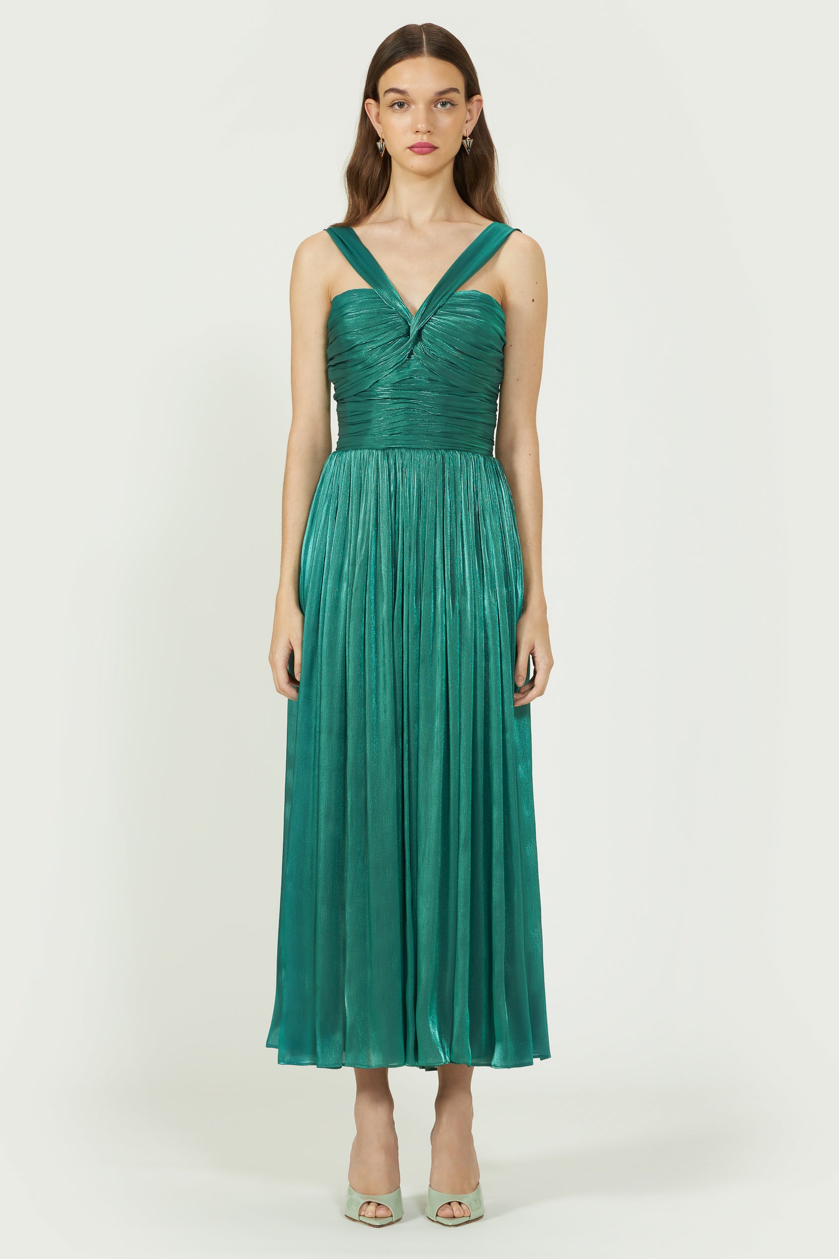 Cavana Lurex Georgette Dress