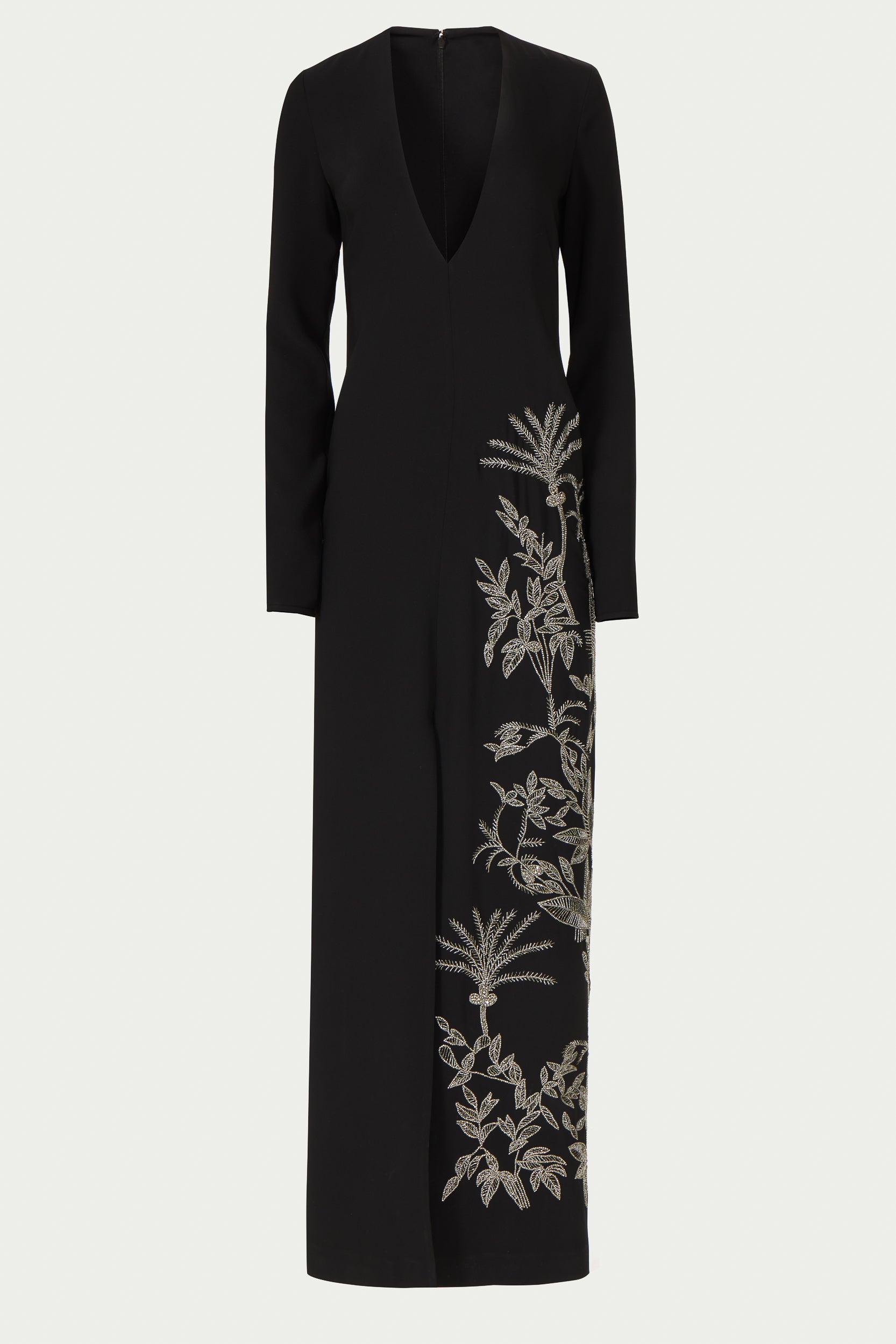 Vita Crepe Column Gown