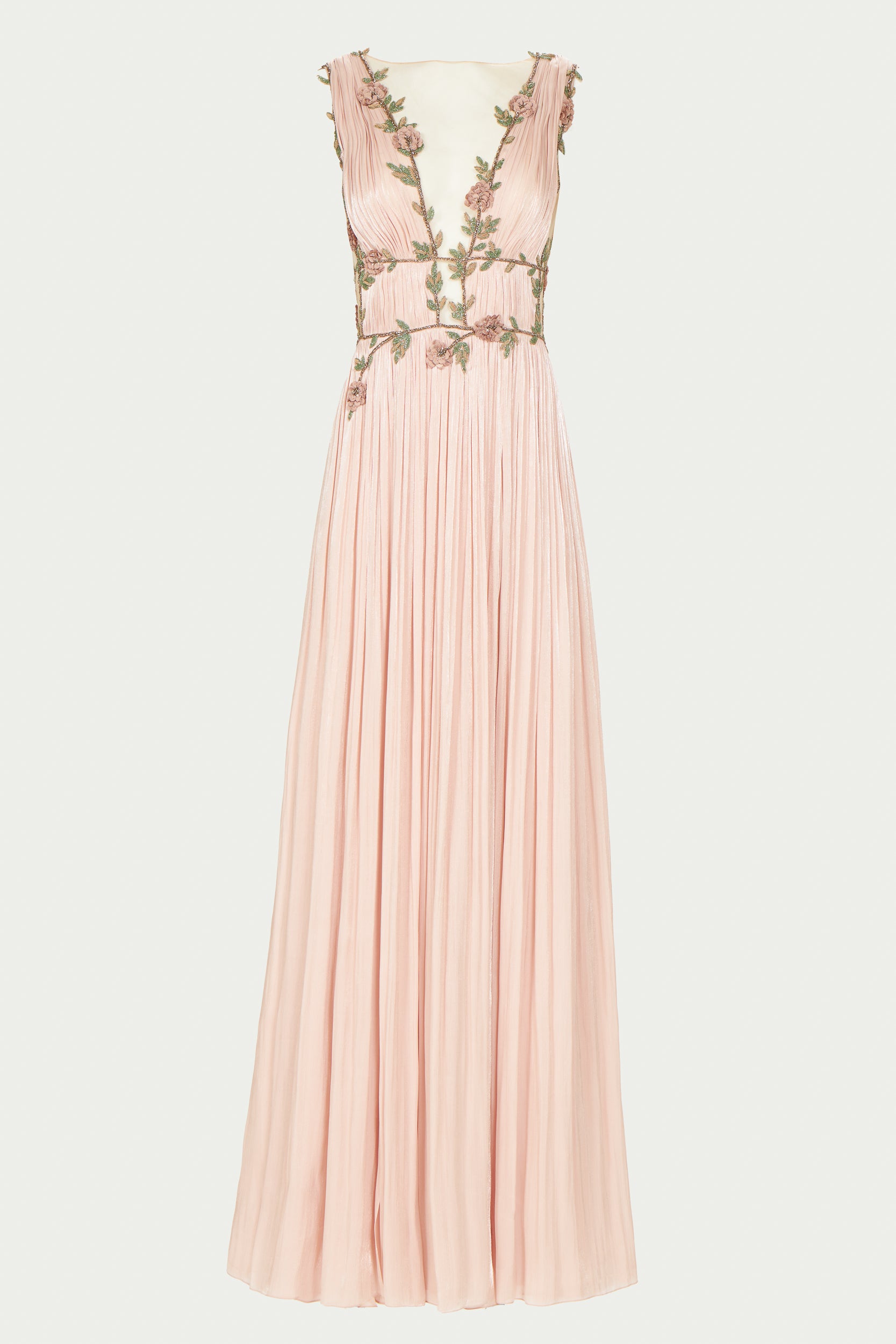 Nalina Lurex Georgette Draped Gown
