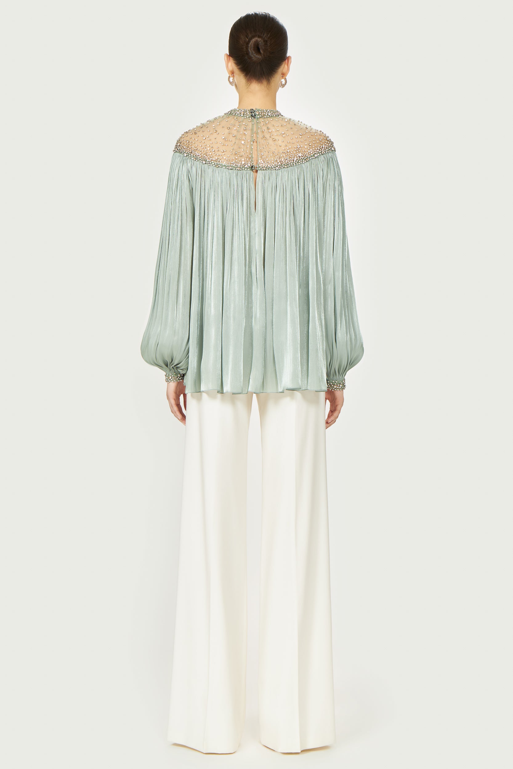 Timea Lurex Georgette Blouse