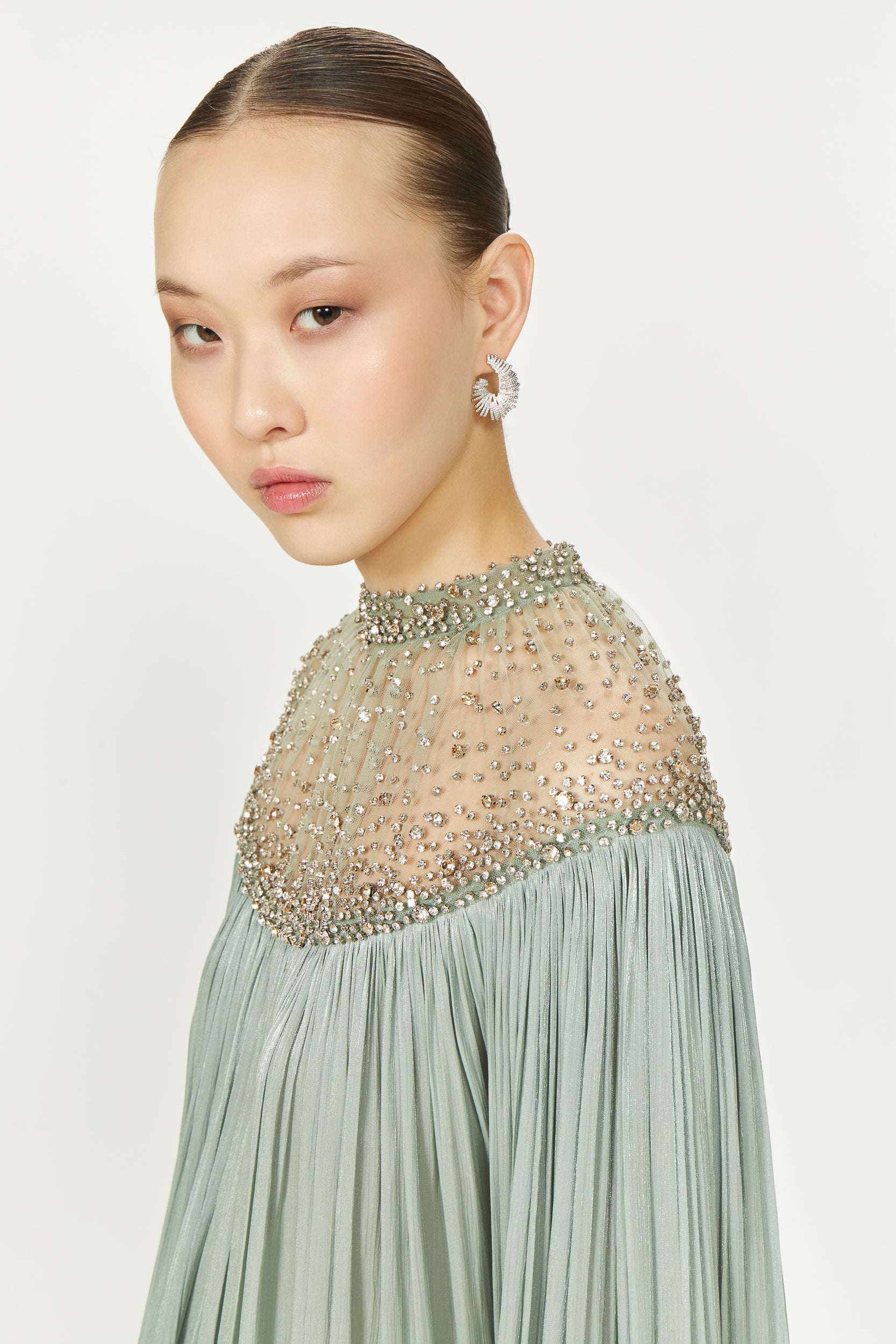 Timea Lurex Georgette Blouse