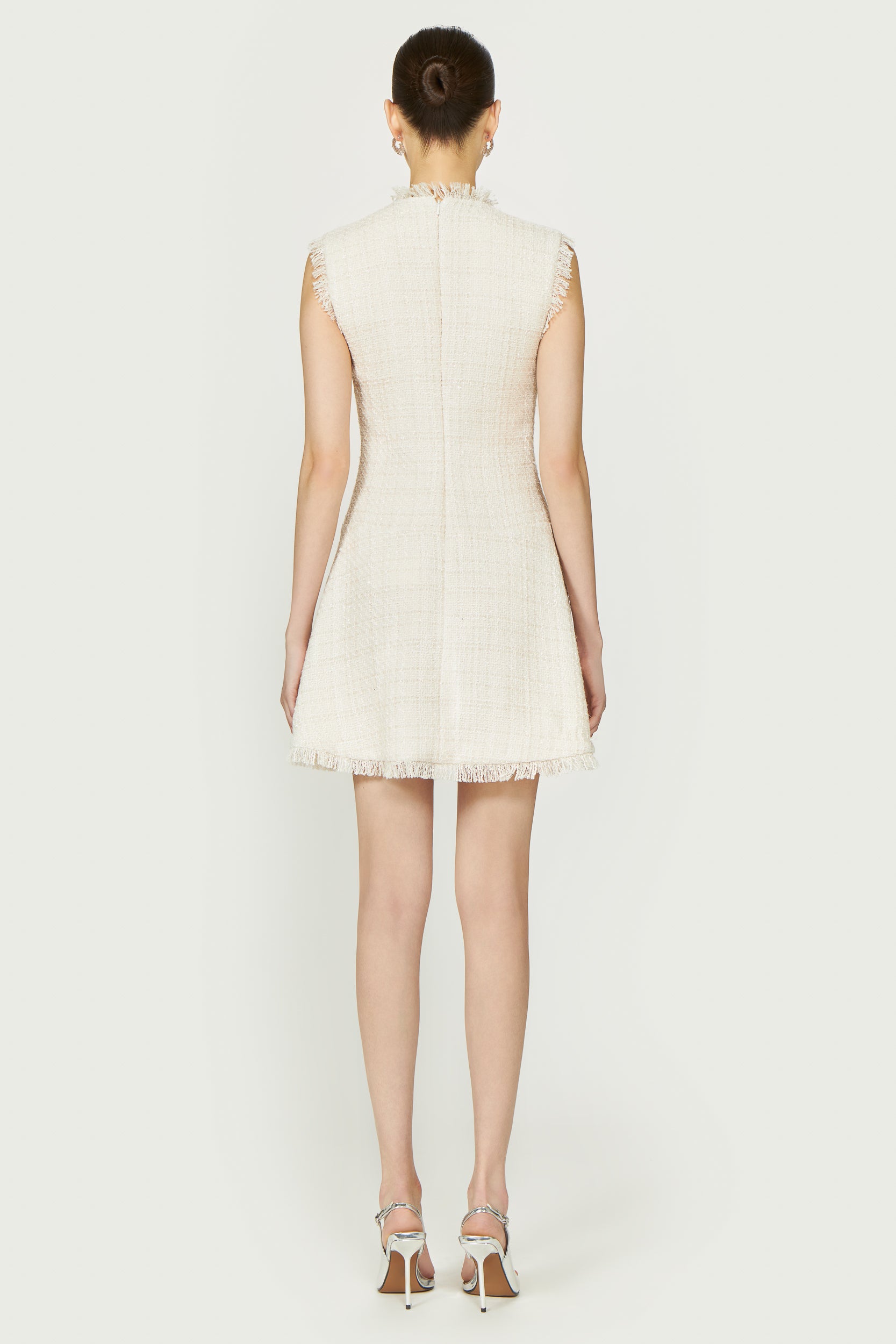 Villie Lurex Tweed Mini Dress