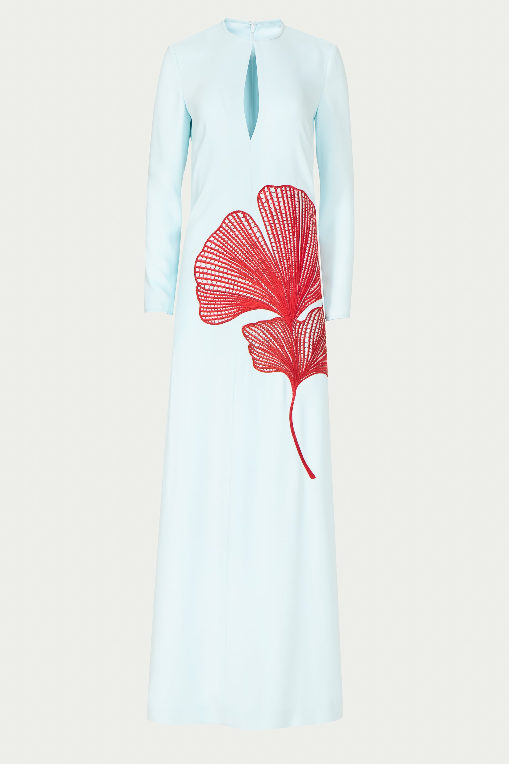 Adeline Crepe Keyhole Gown