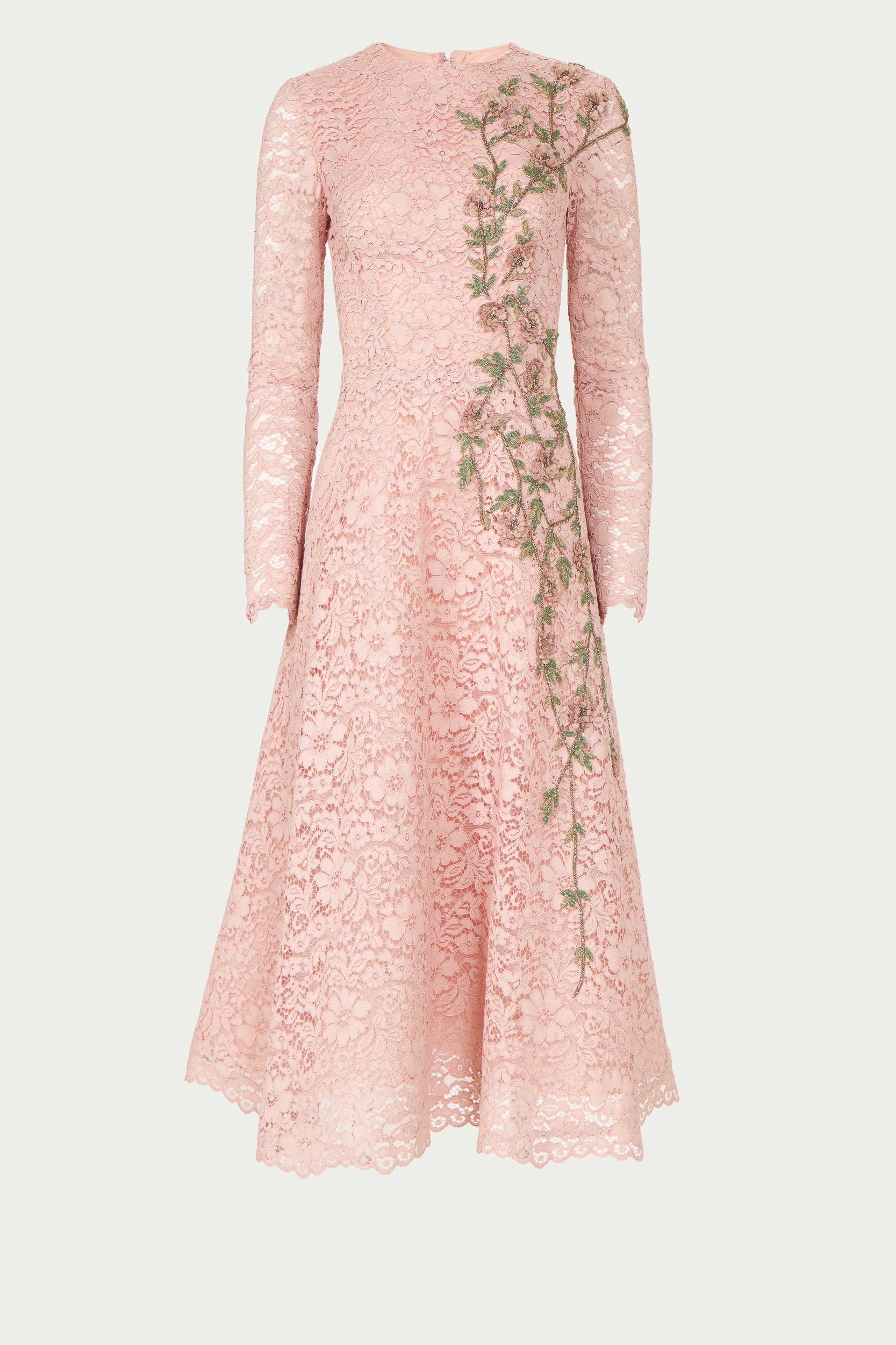 Marlena Cotton Corded Lace A-line Dress