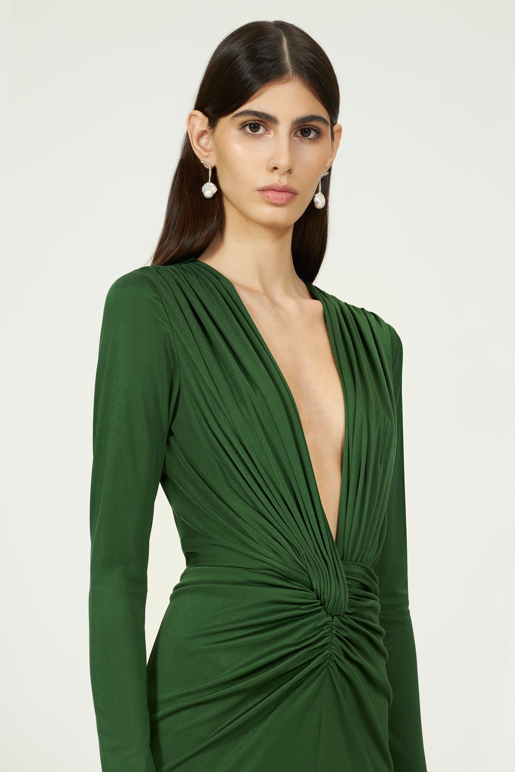 Brienne Silk-blend Jersey Gown