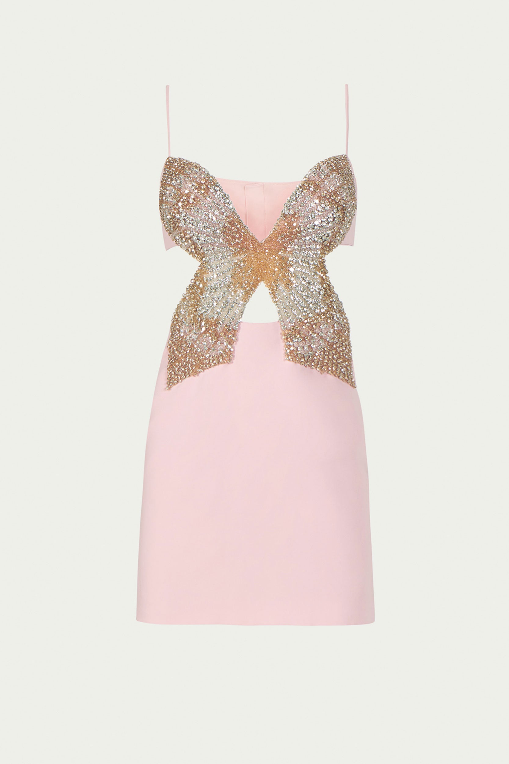 Zilia Cutout Crepe Mini Dress