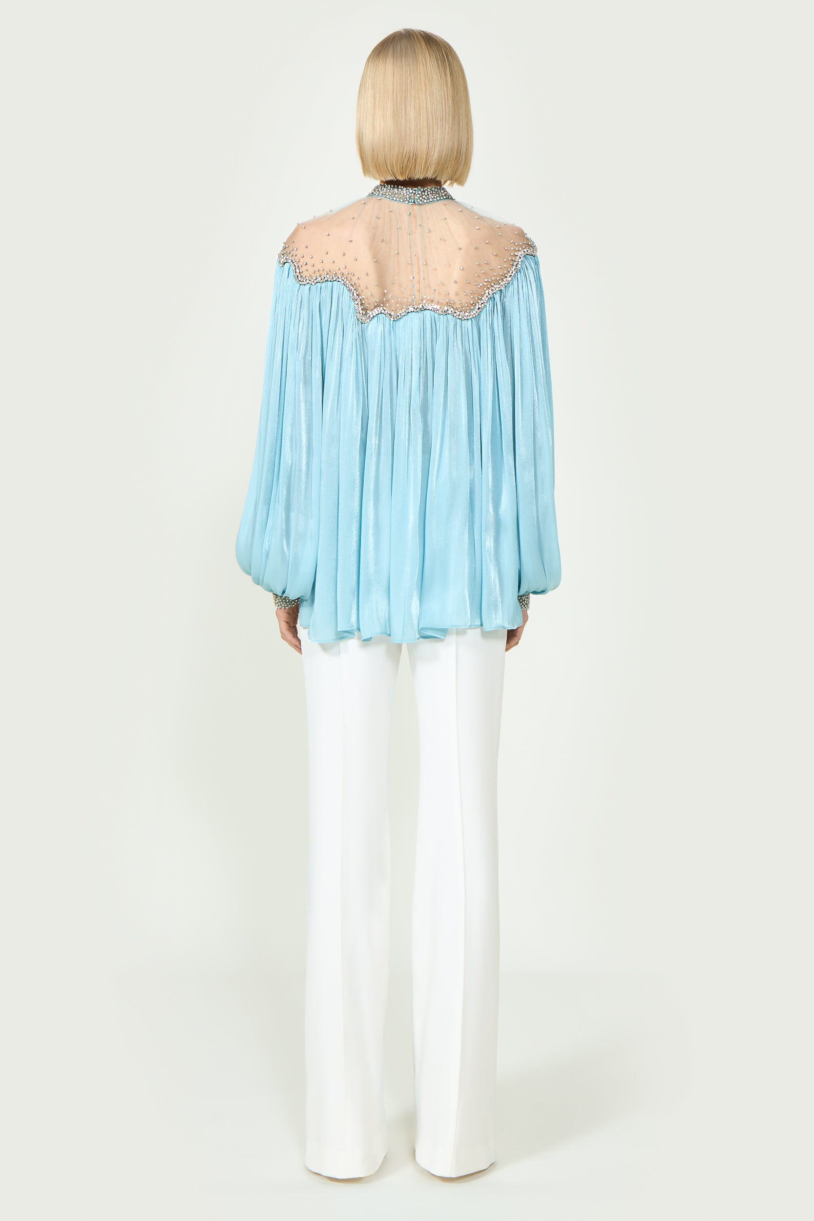 Timma Lurex Georgette Blouse