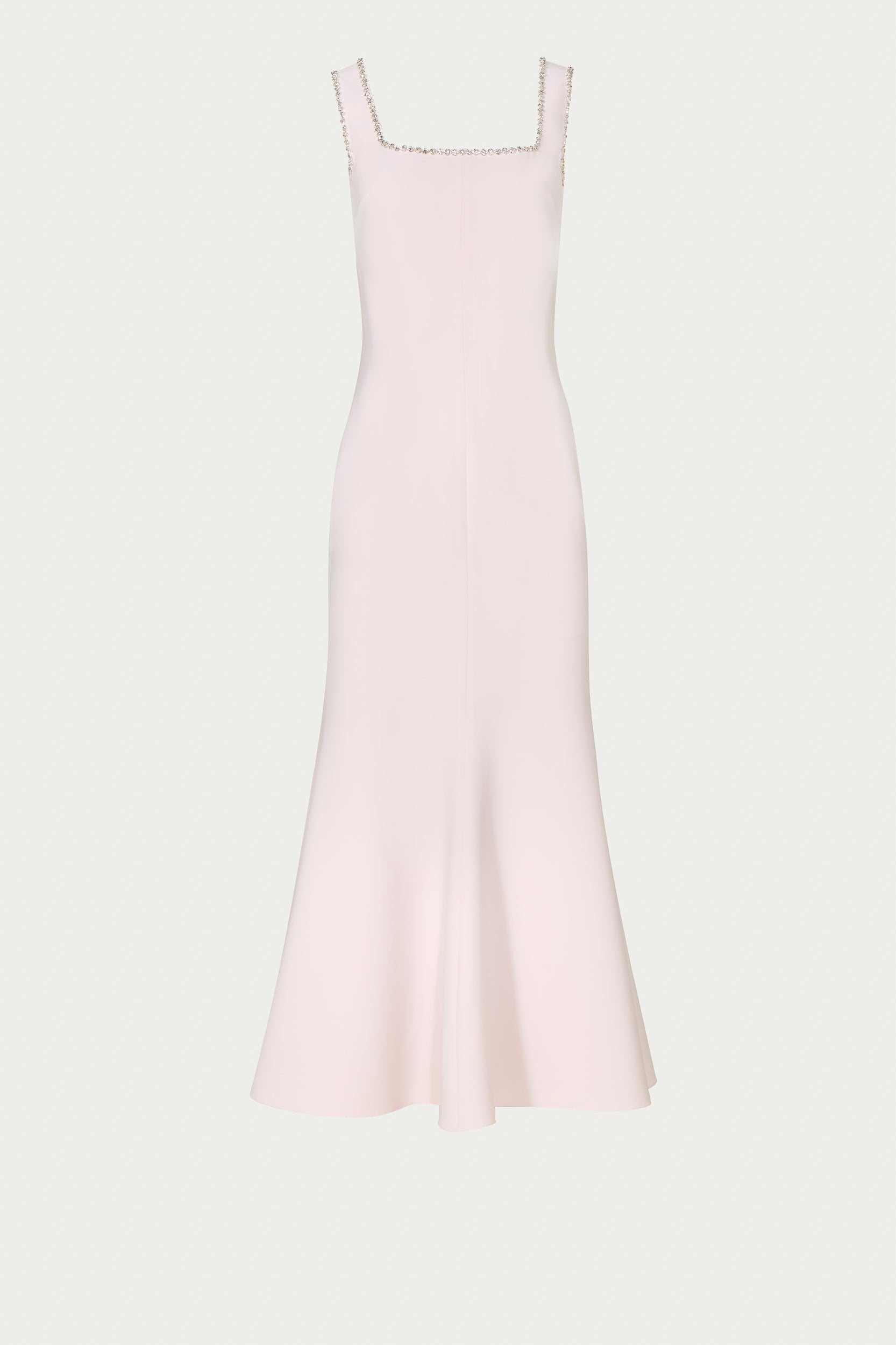 Felina Crepe Crystal-Embellished Dress