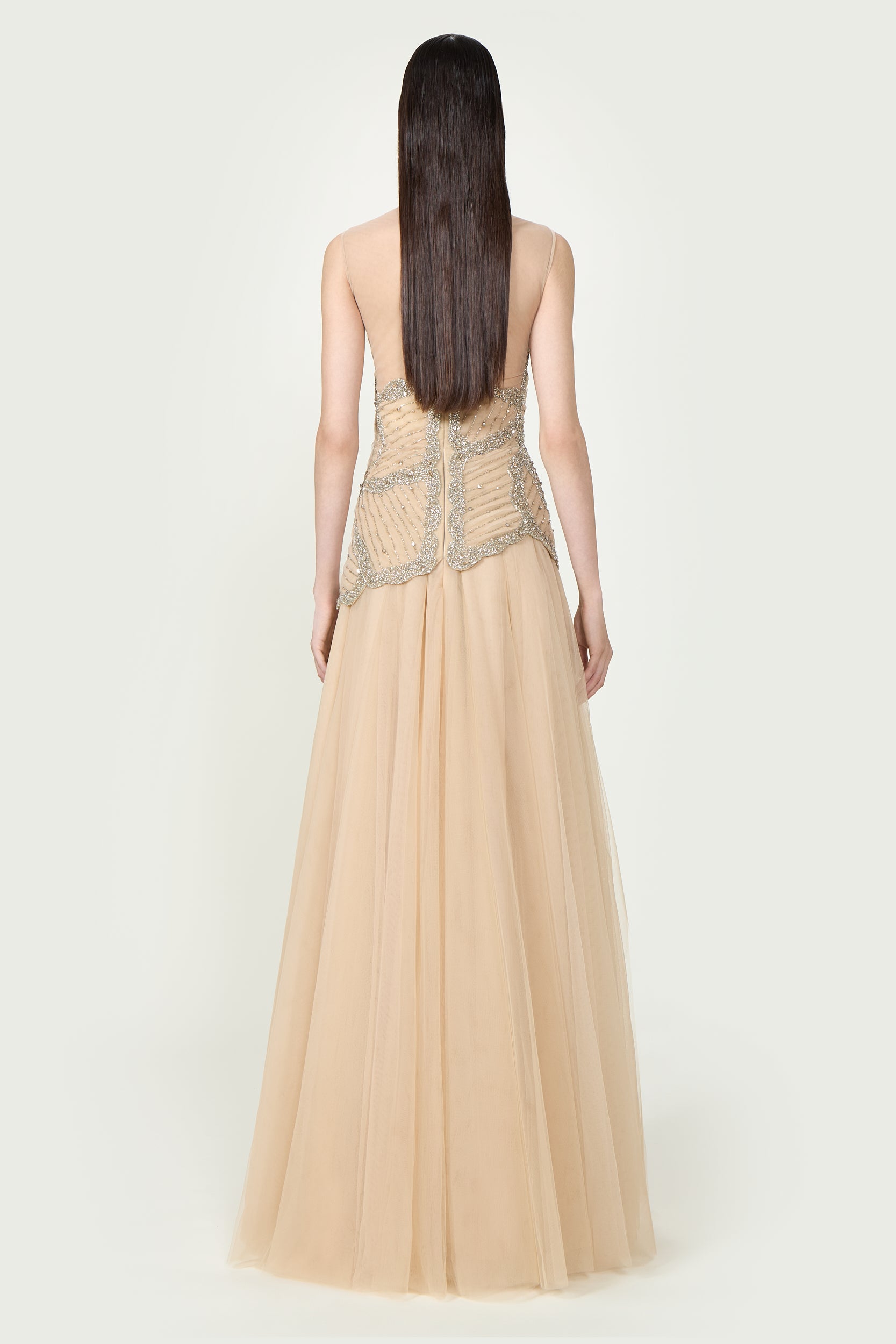 Arabella Crystal French Tulle Ball Gown
