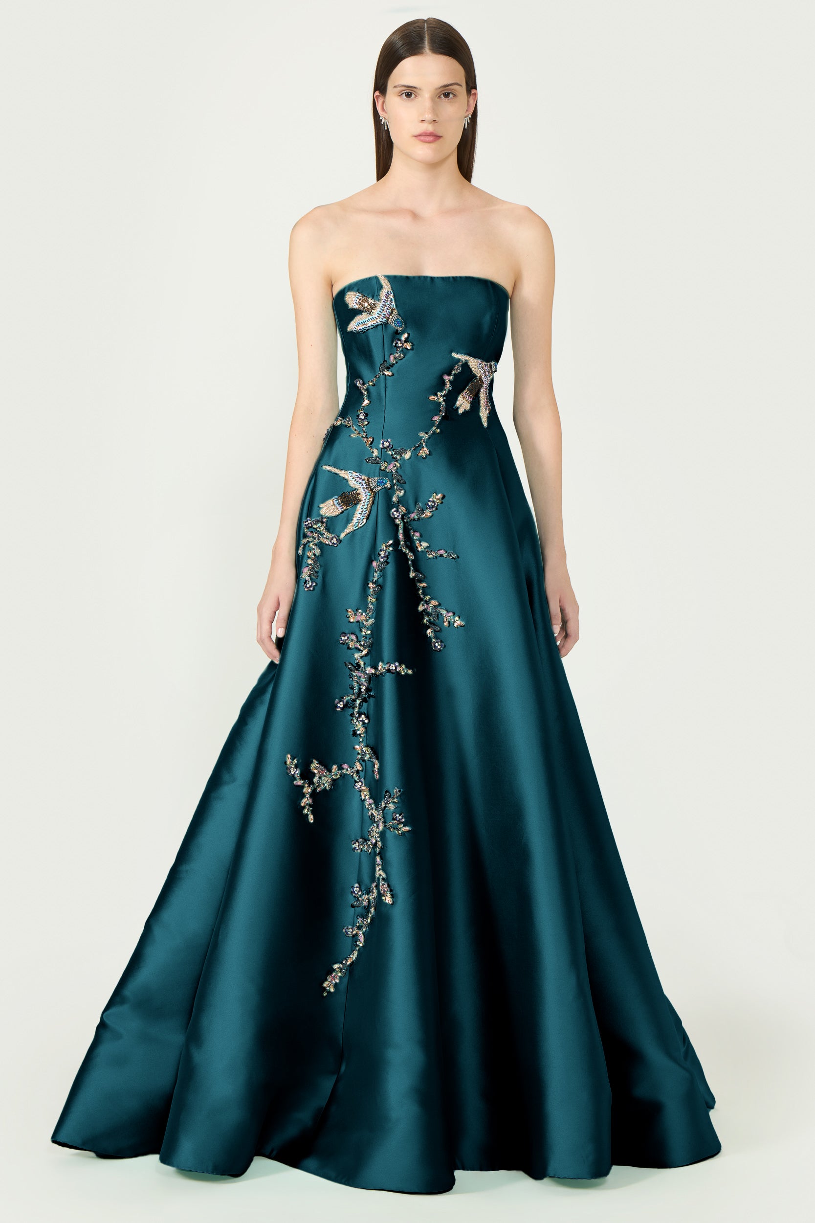 Mavia Mikado Strapless Ball Gown