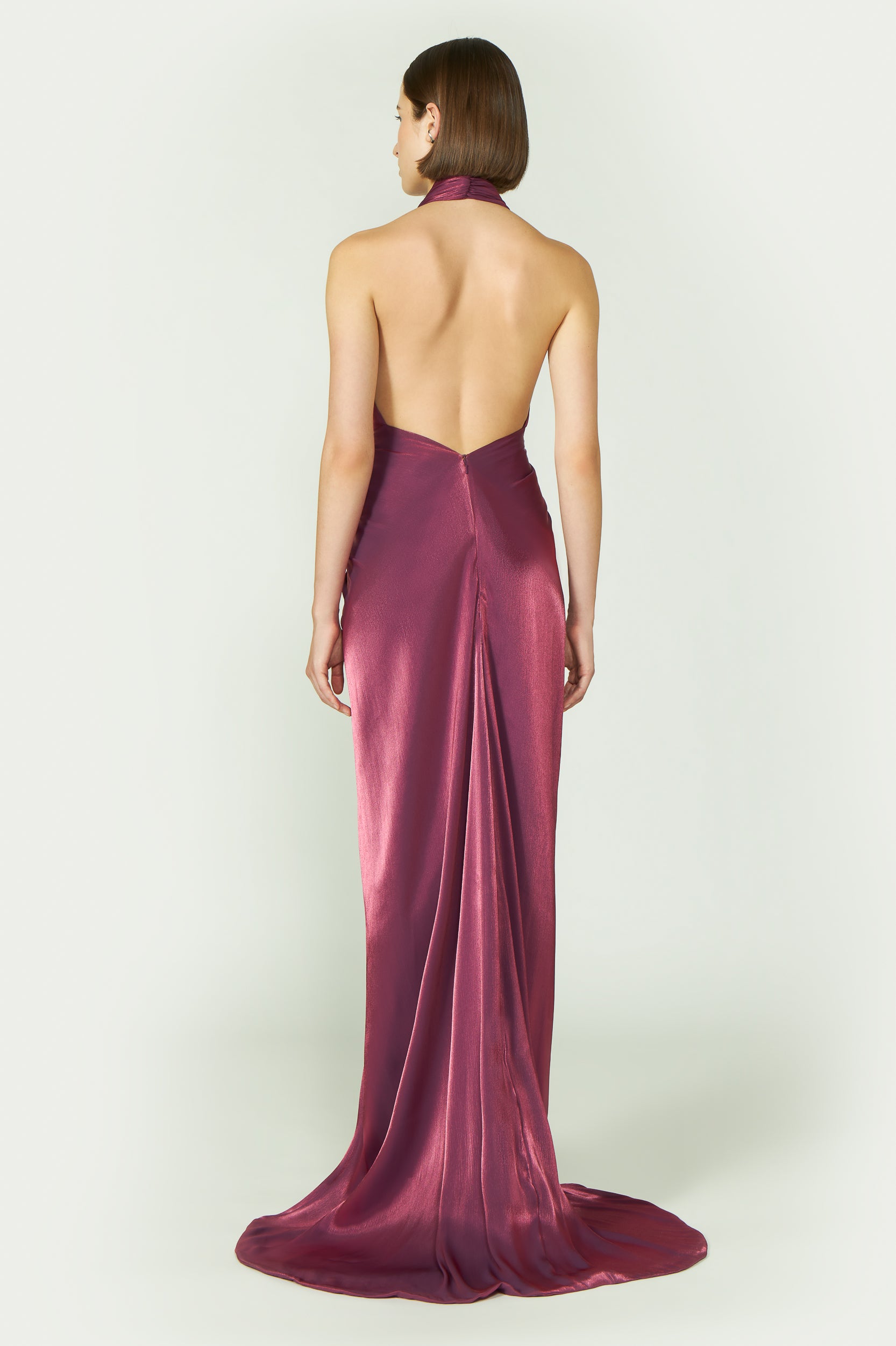 Colette Lurex Georgette Halterneck Gown