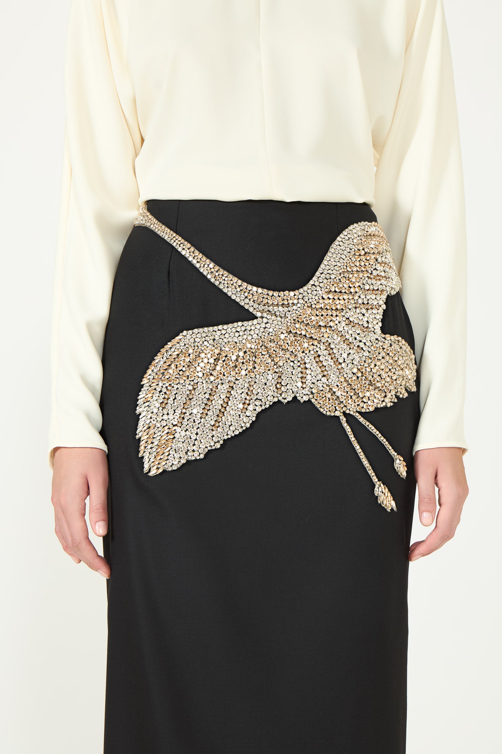 Nirvelli Lightweight Wool Maxi Skirt