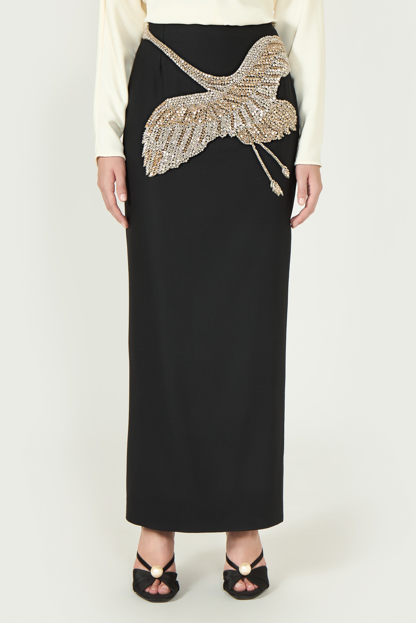 Nirvelli Lightweight Wool Maxi Skirt