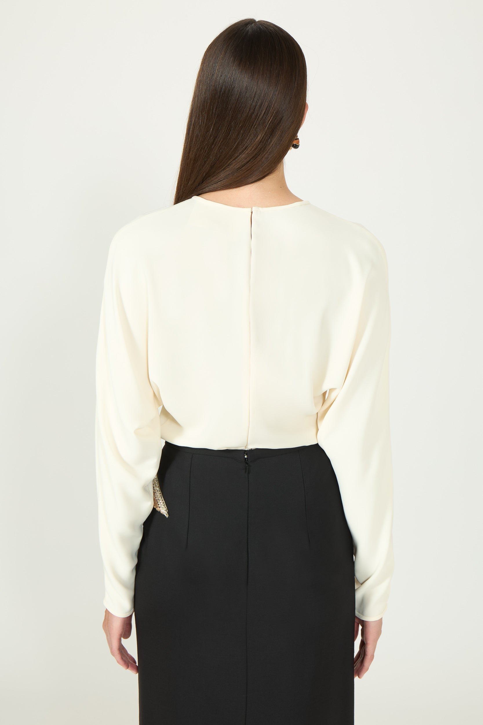 Danique Lightweight Crepe Top