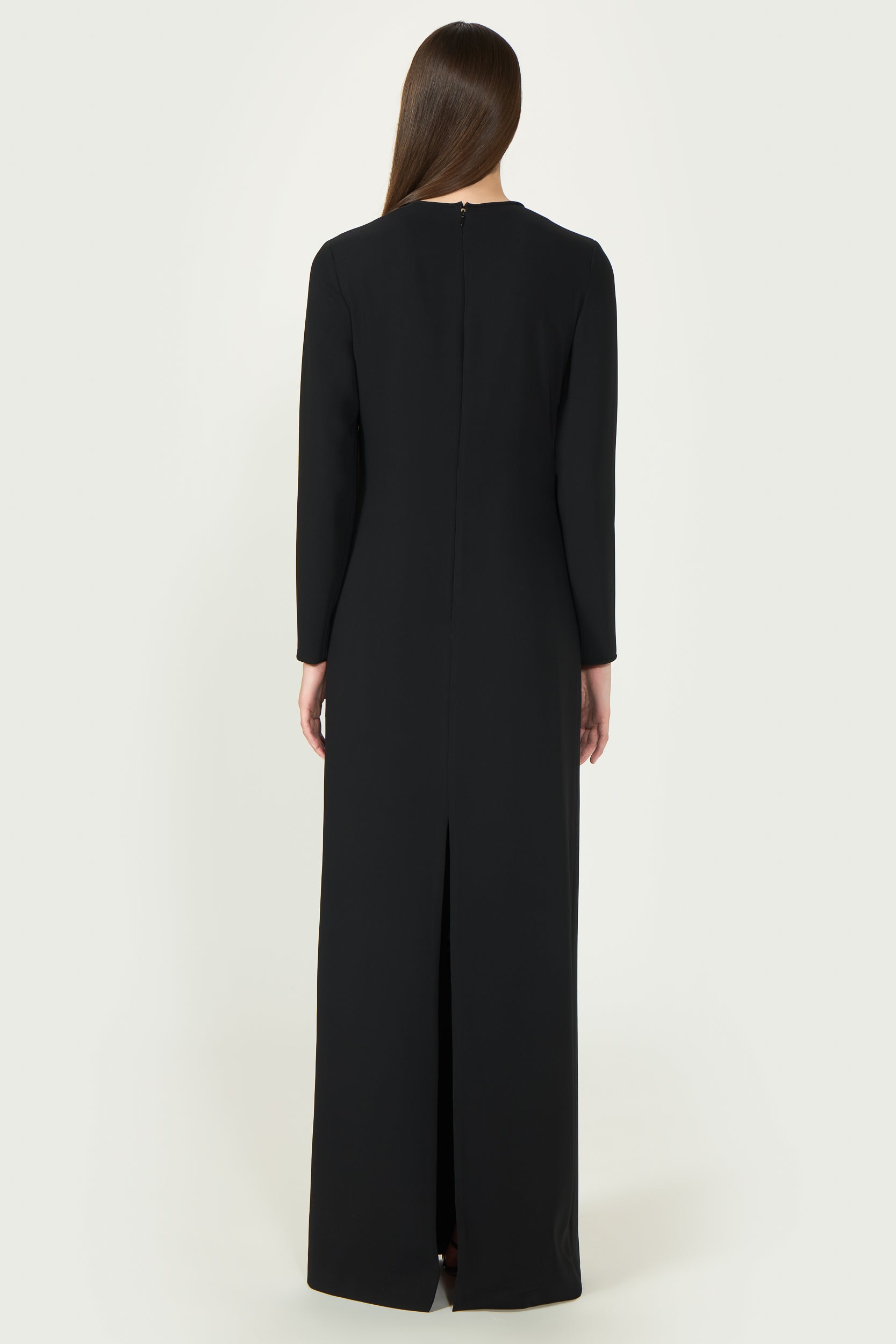 Nadine Crepe Column Gown