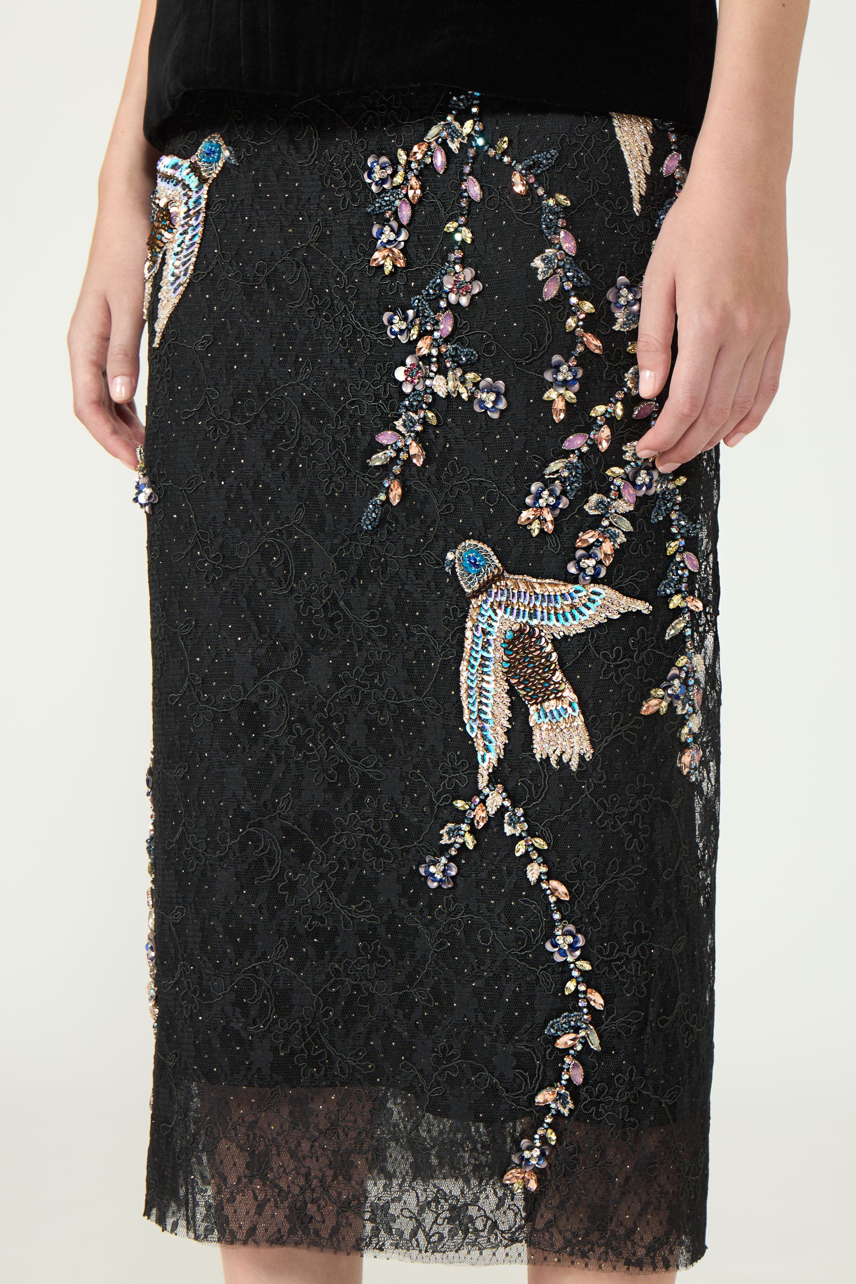 Vivi Corded Lace Skirt