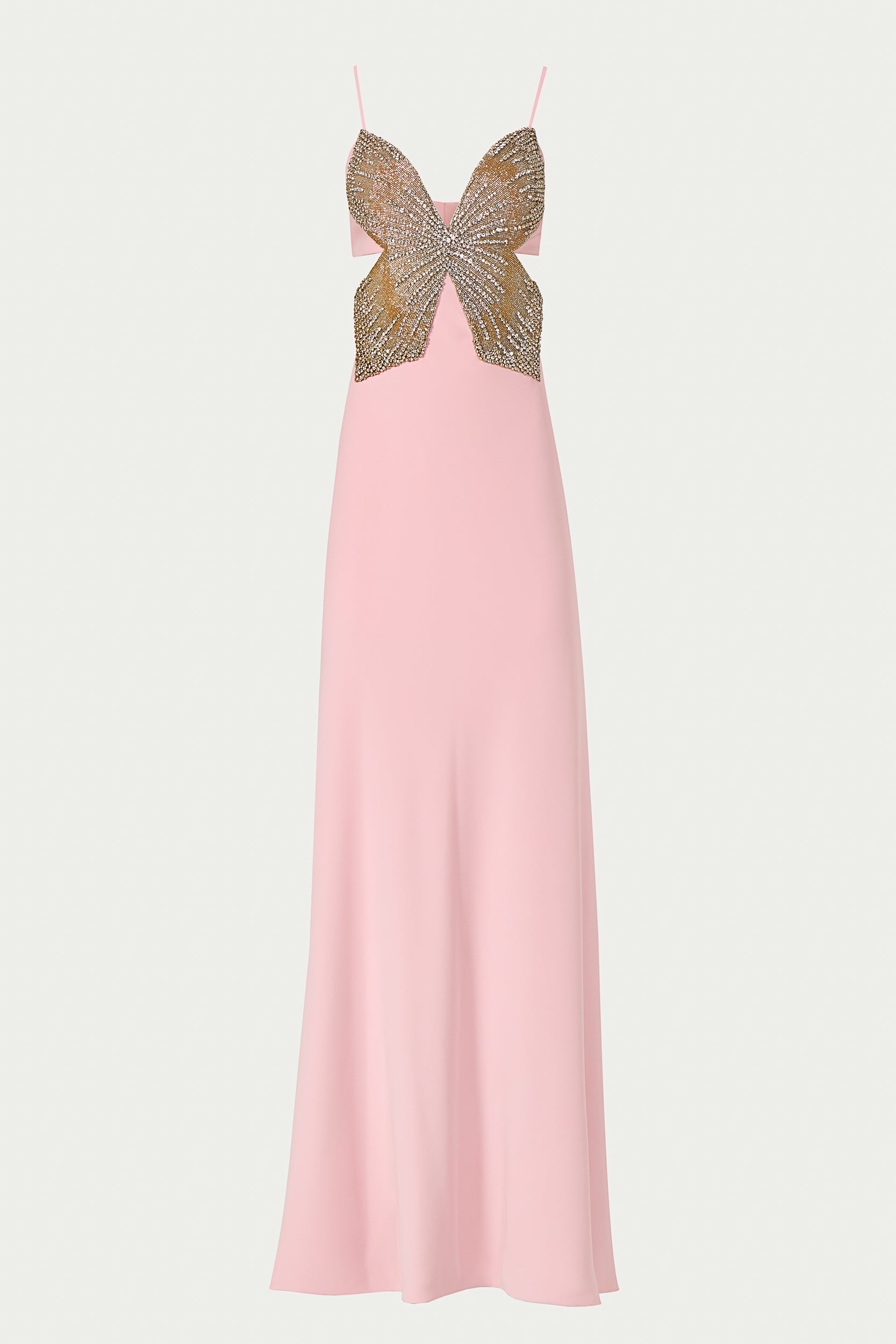 Azmira Cutout Crepe Gown