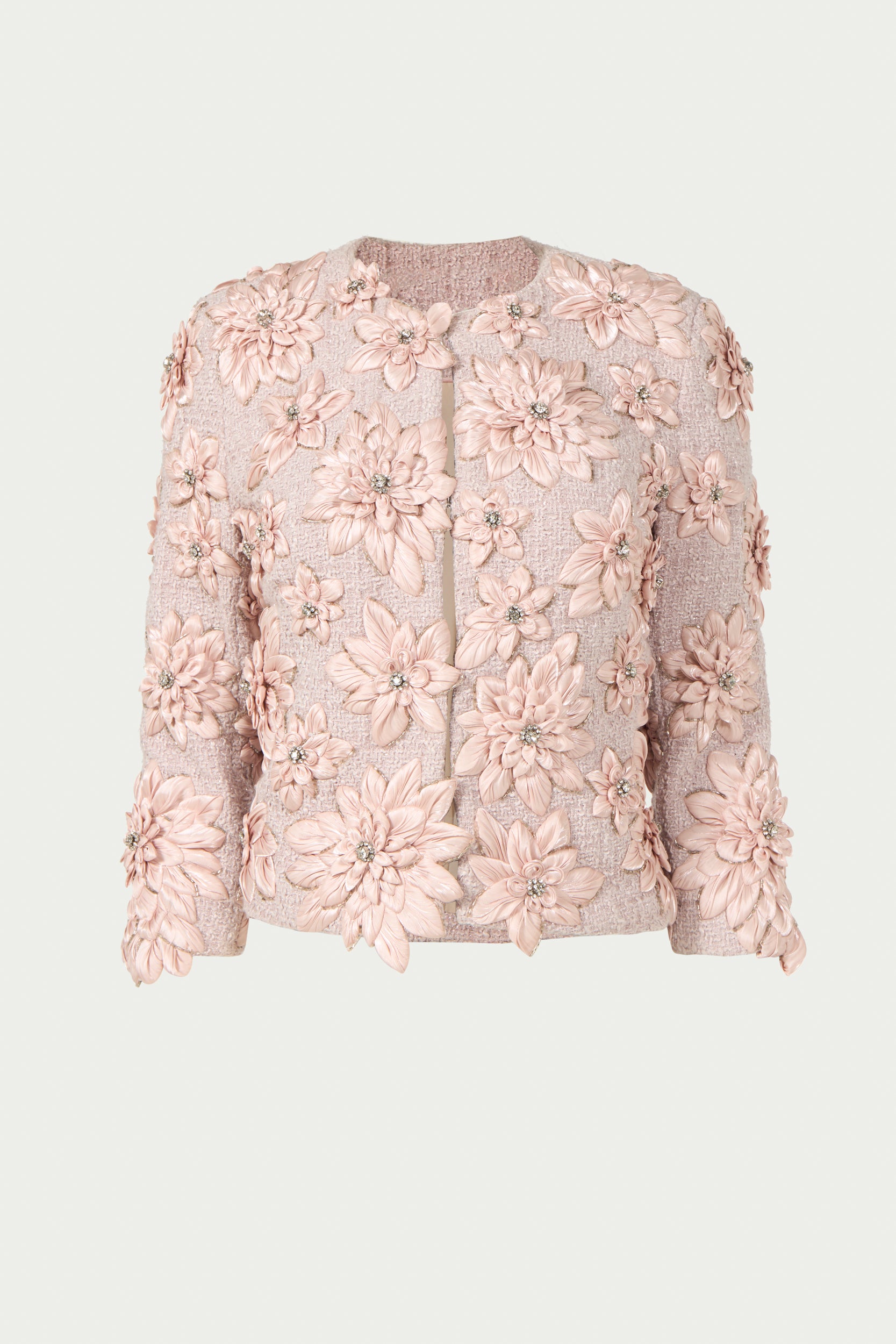 Finna Petal Lurex Satin Tailored Jacket