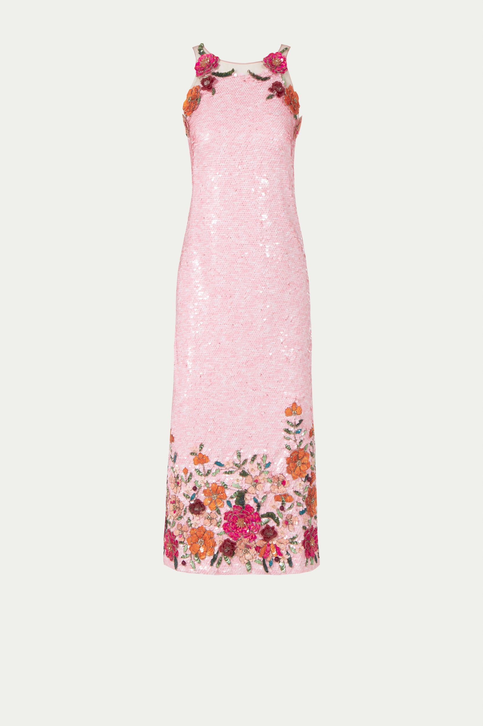 Capria Sequin Midi Dress