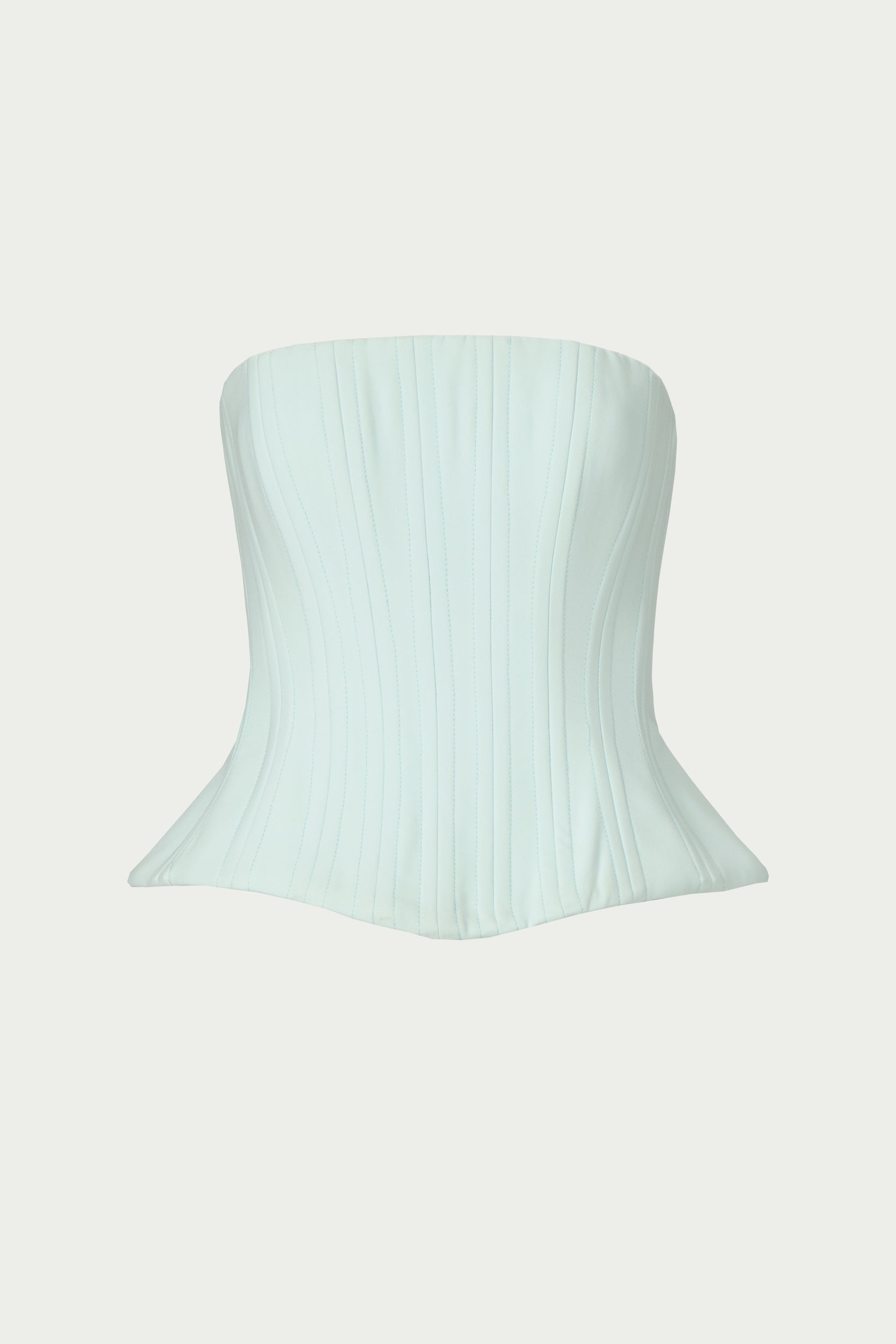 Amia Crepe Boned Bustier