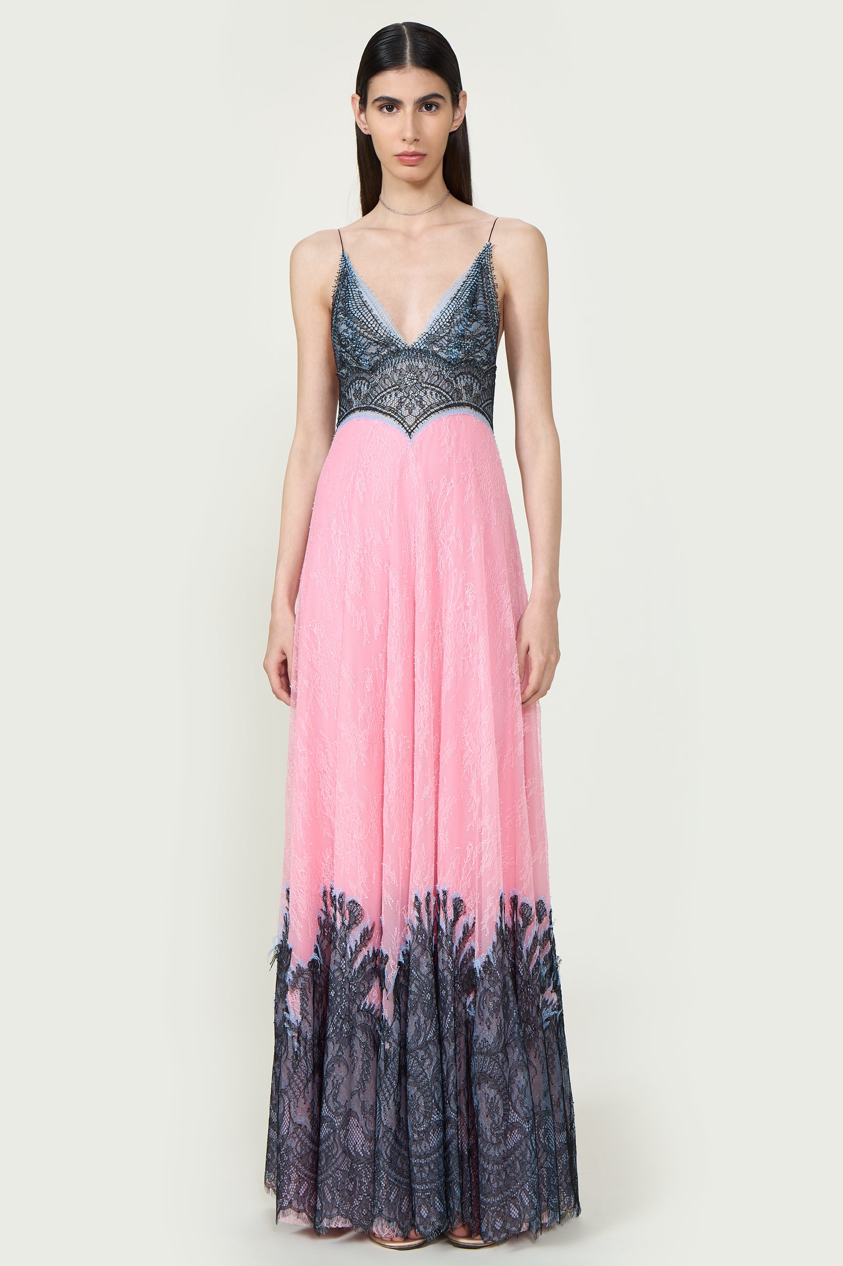 Salila Chantilly Lace Gown