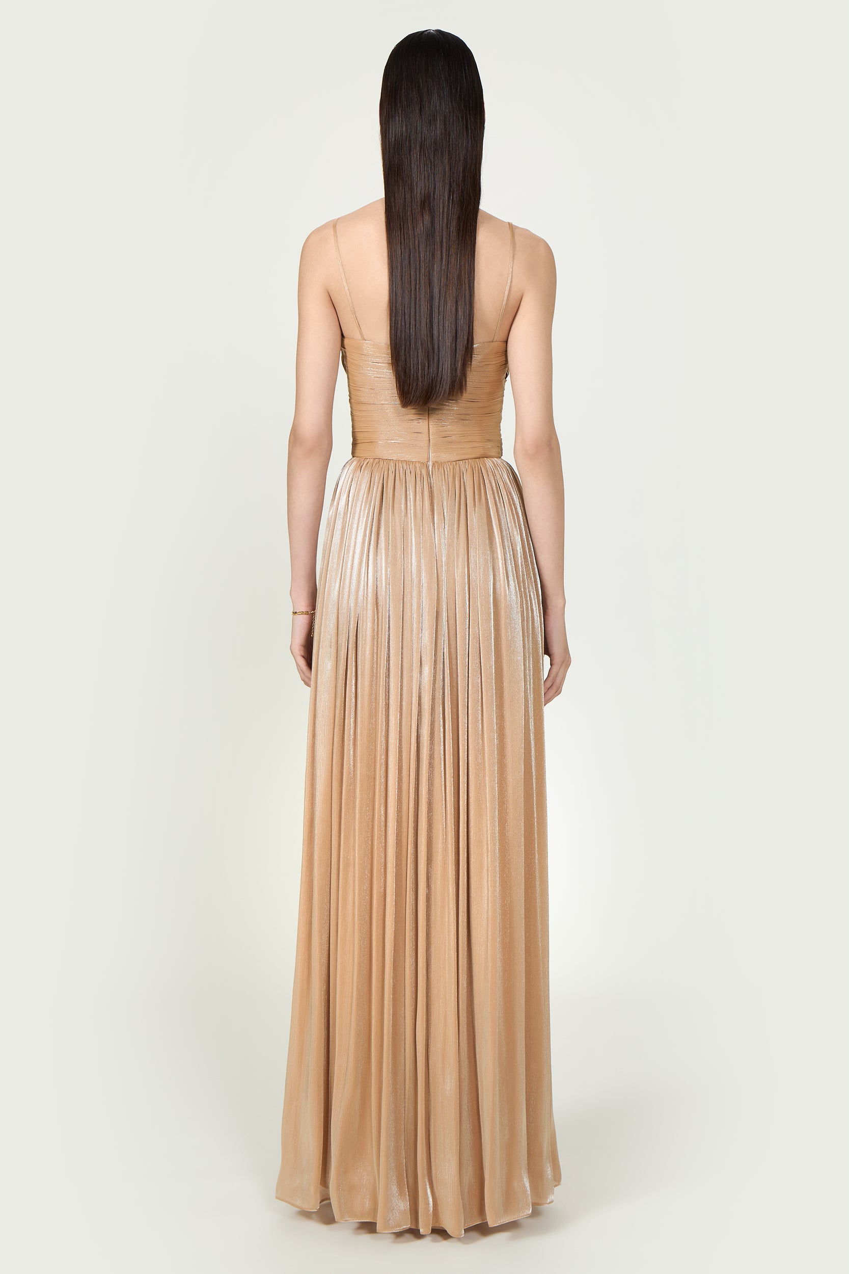 Sireen Lurex Georgette Dress