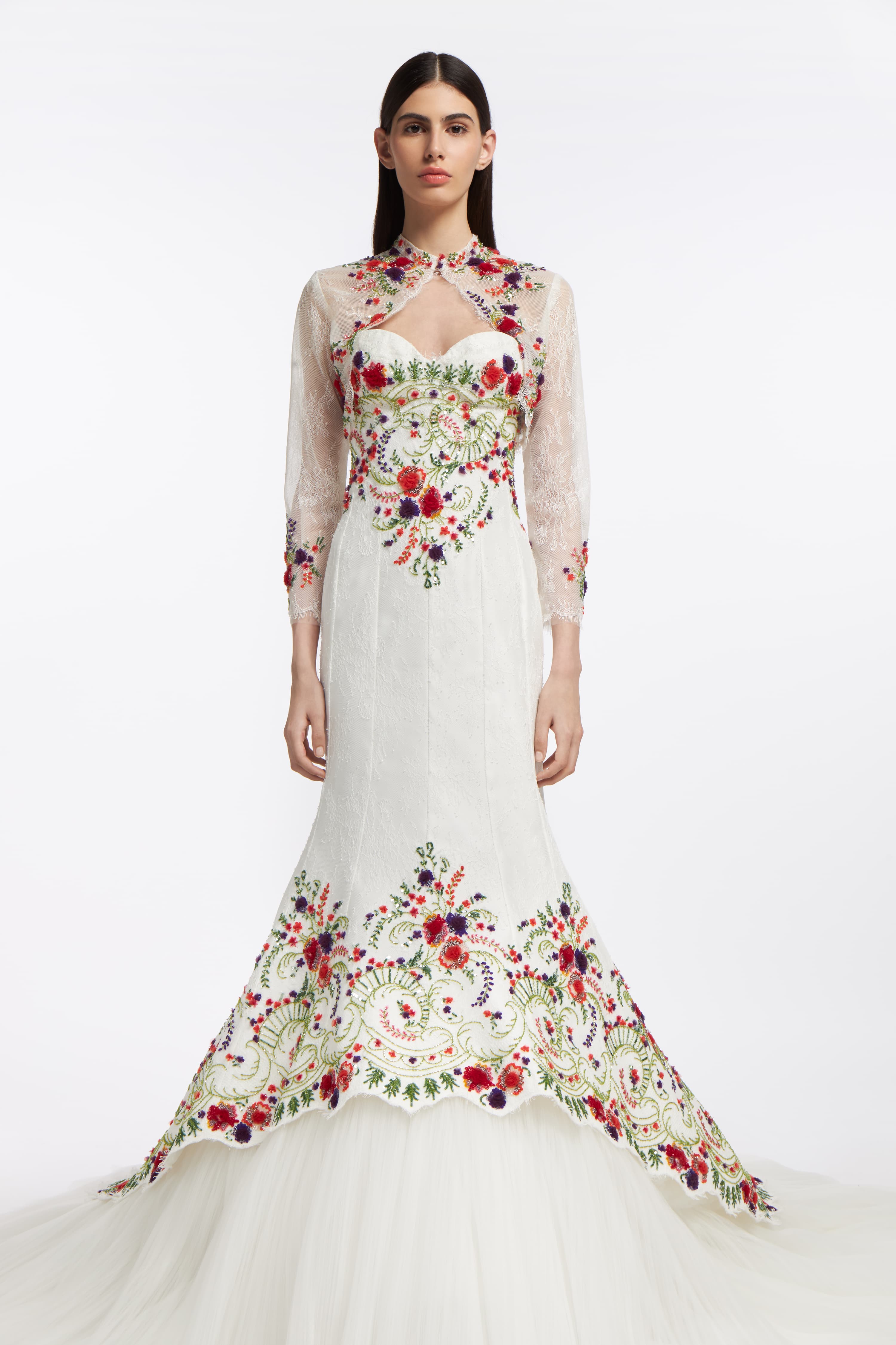 Melinoë Chantilly Lace Gown