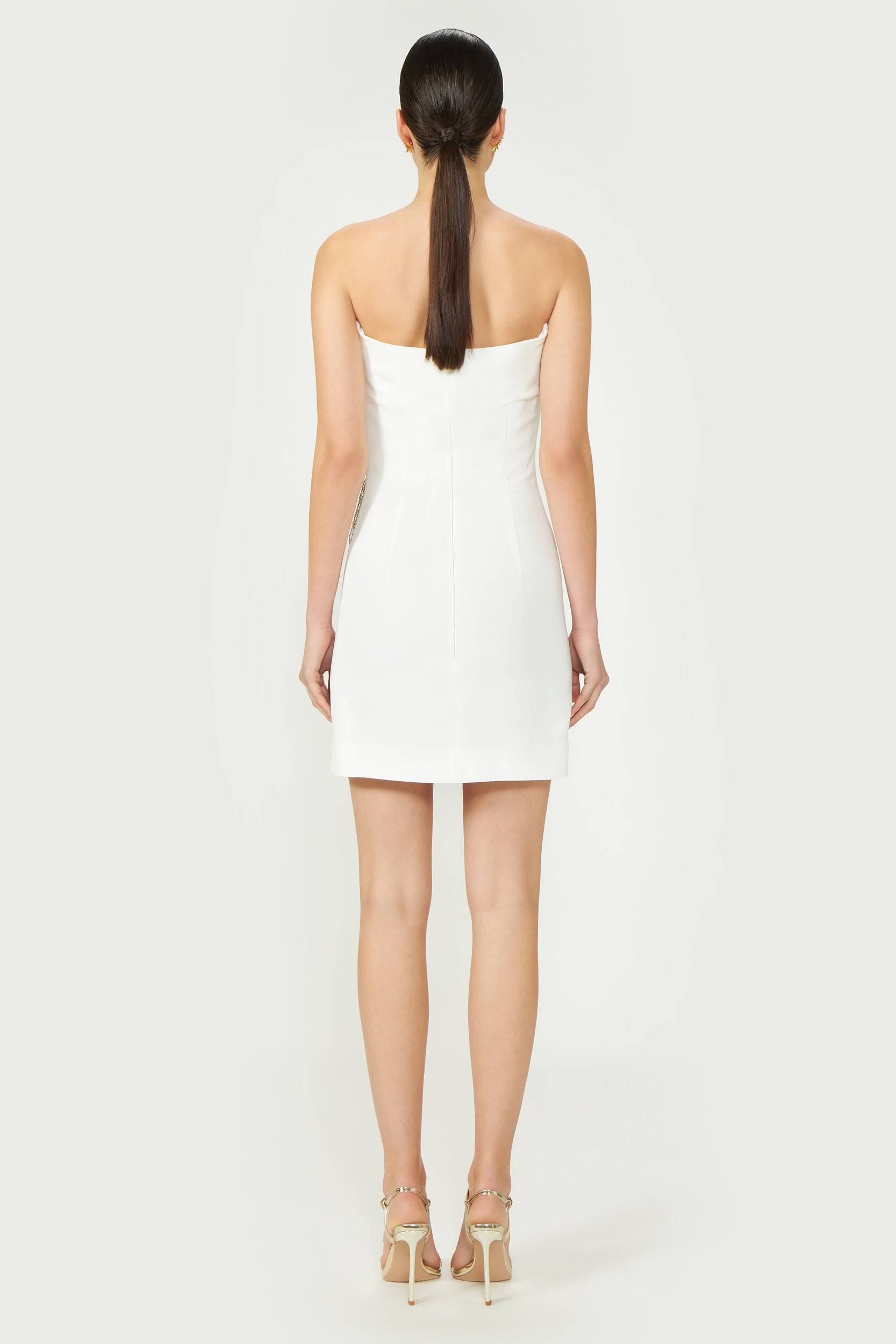 Kass Crepe Mini Dress