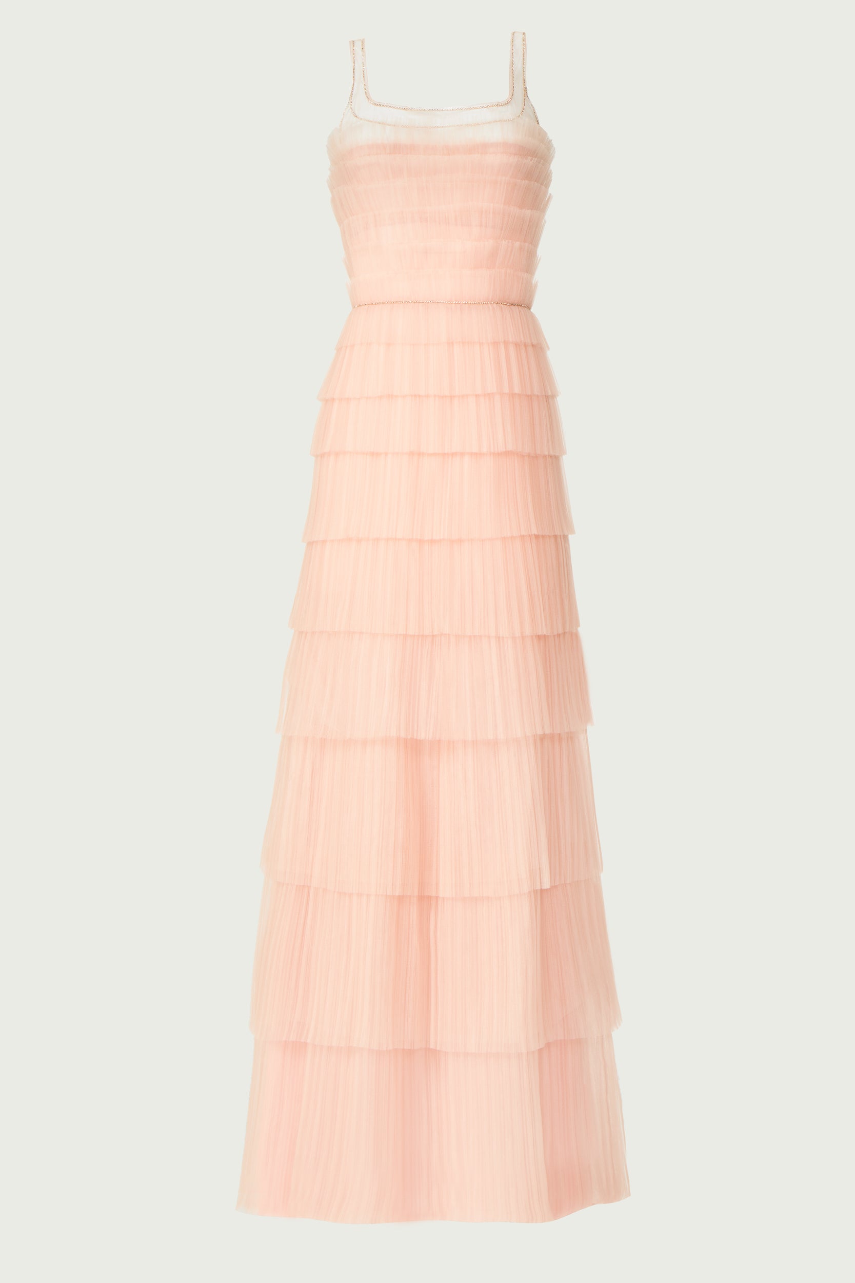 Kali Plisse Tulle Gown