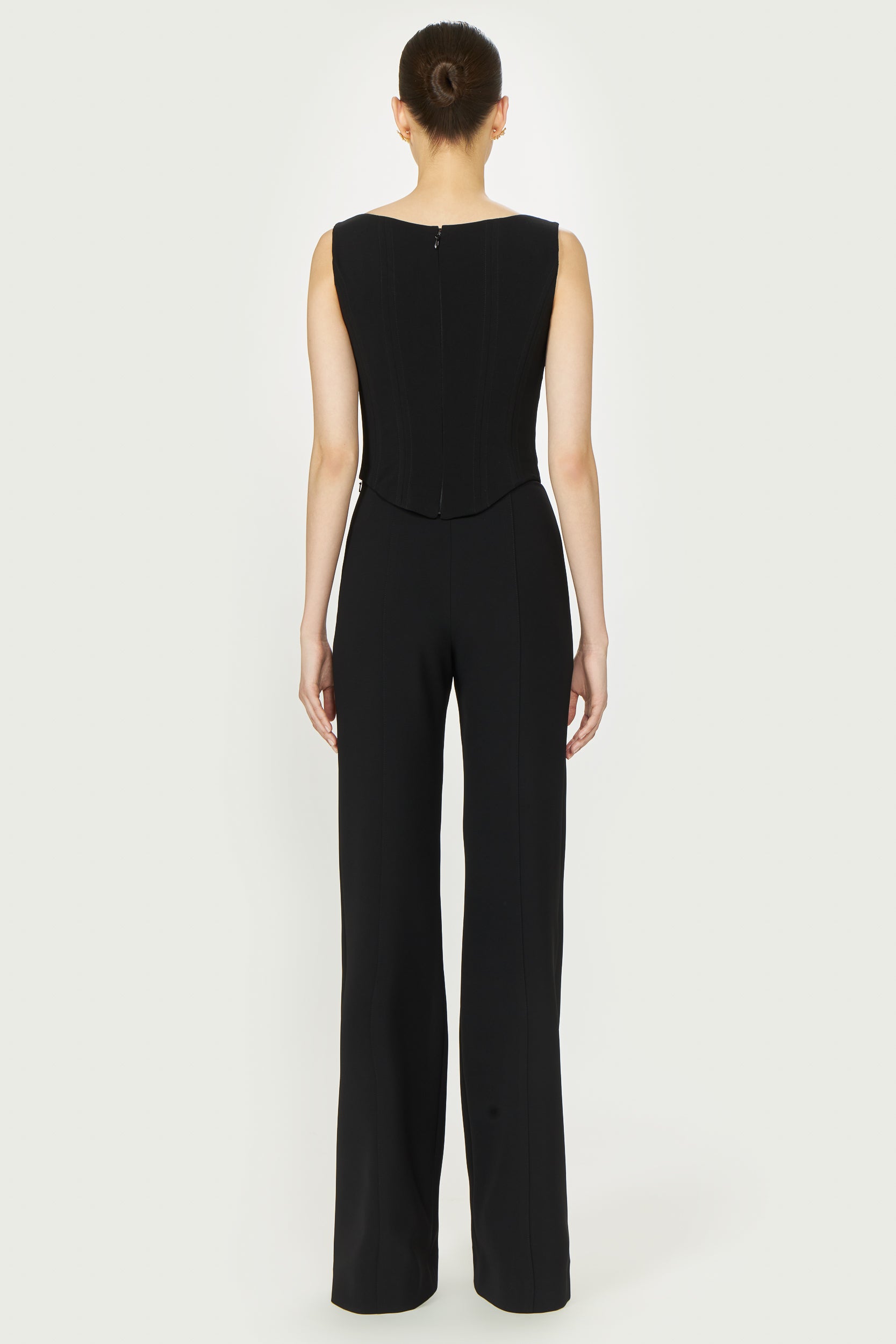 Jovie Crepe Wool Bustier
