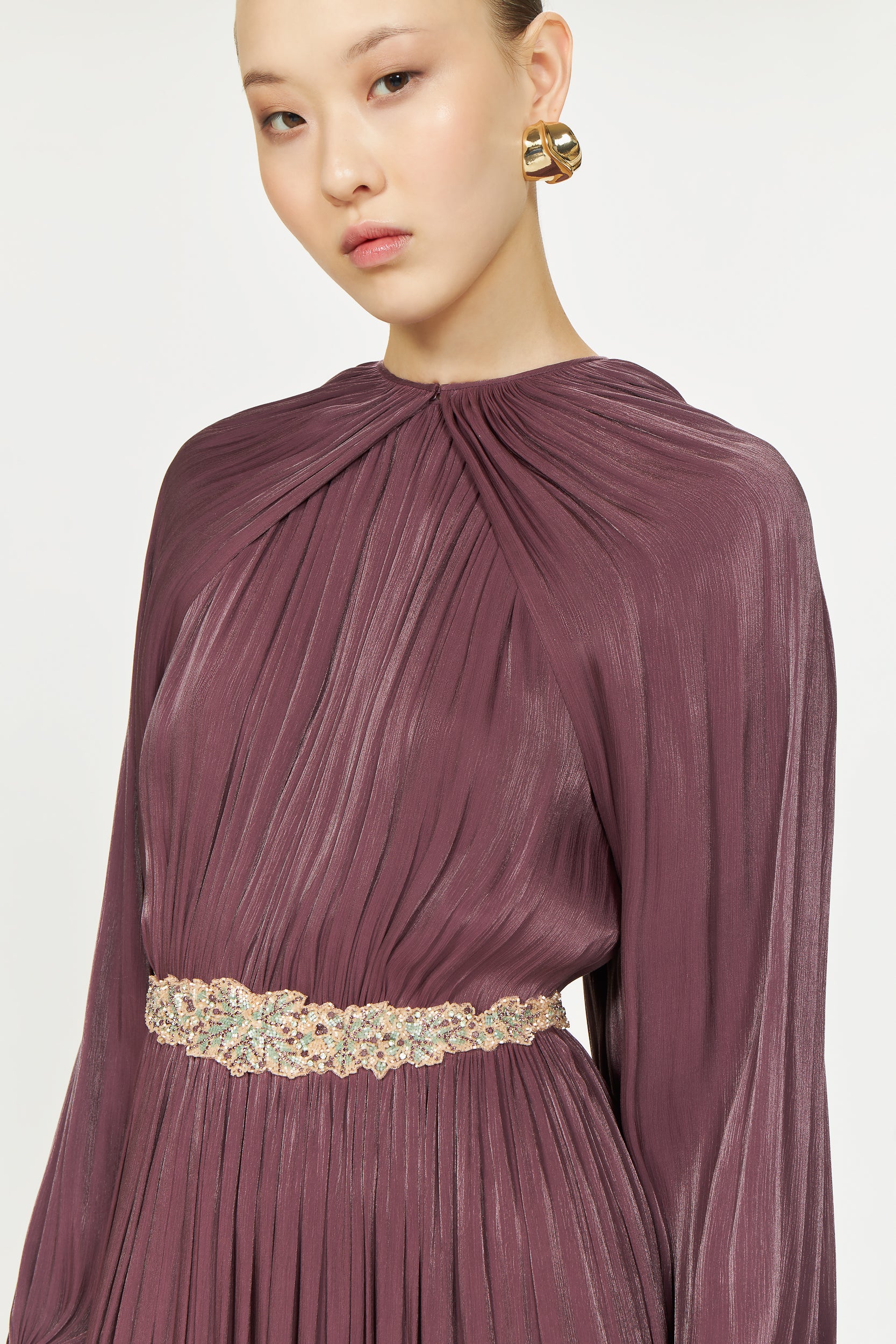 Jazmin Lurex Georgette Dress