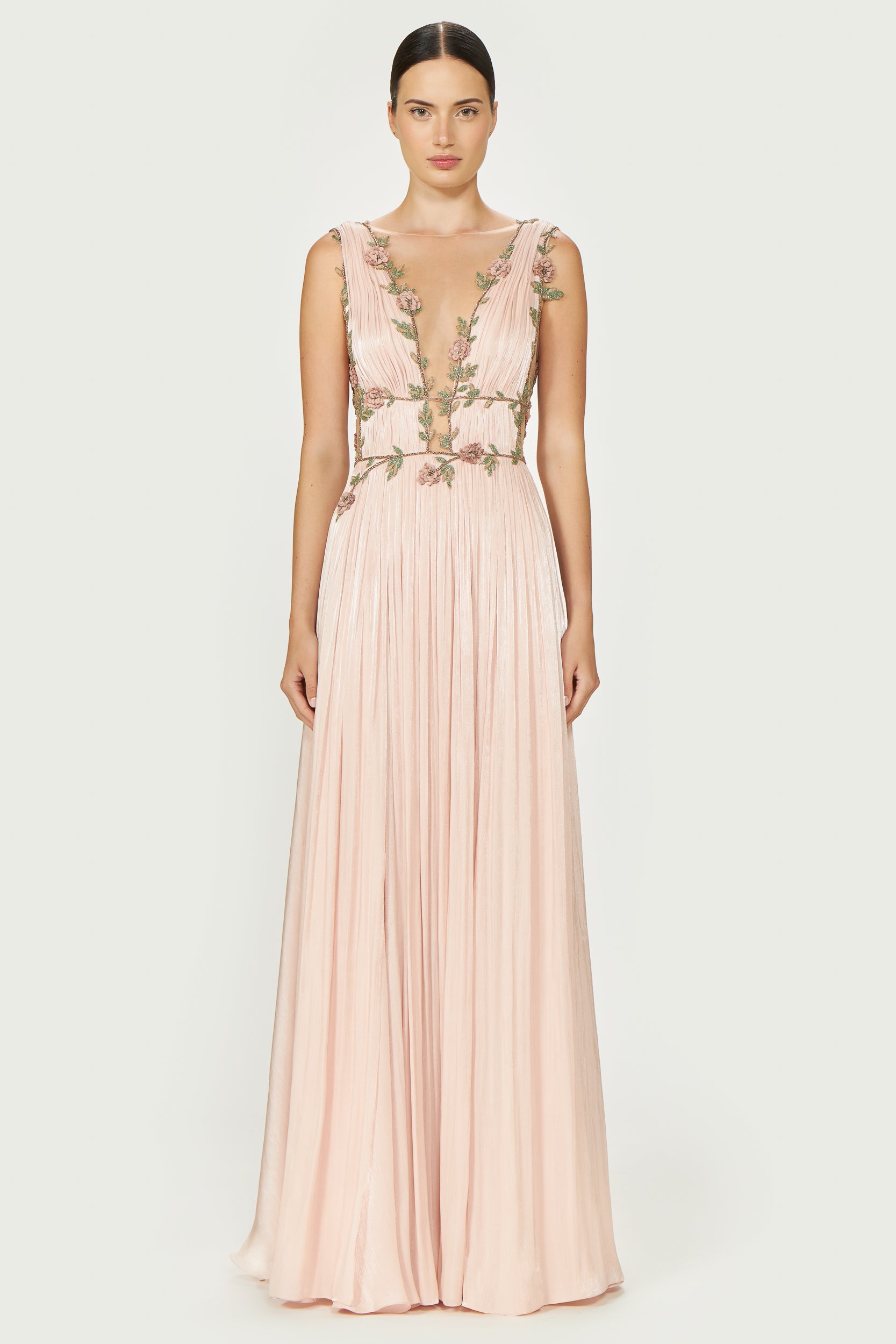 costarellos pink dress Costarellos, Embellished crpe gown, Women, Pink, US 8, Dresses, Materialmix