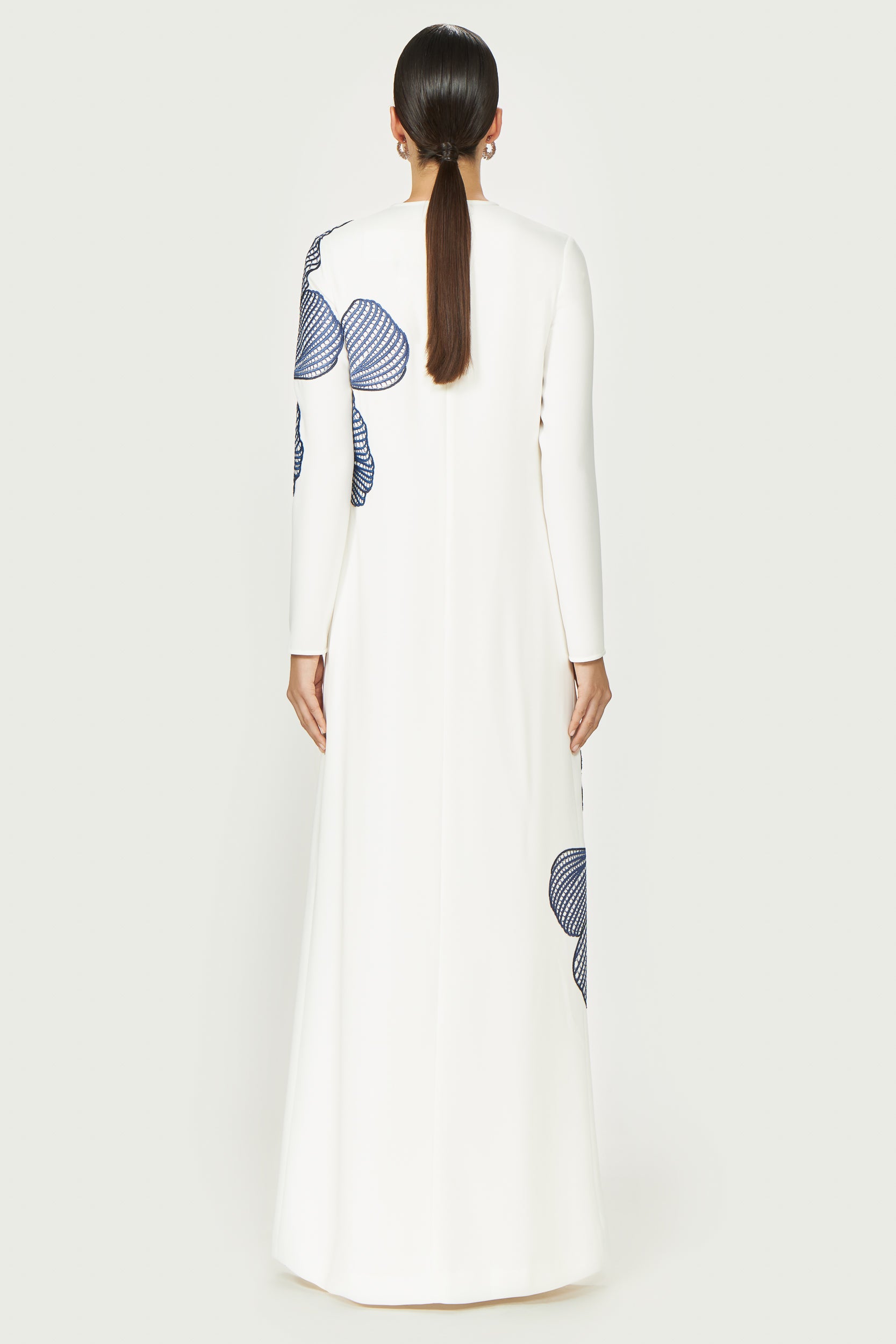 Austie Crepe Column Gown