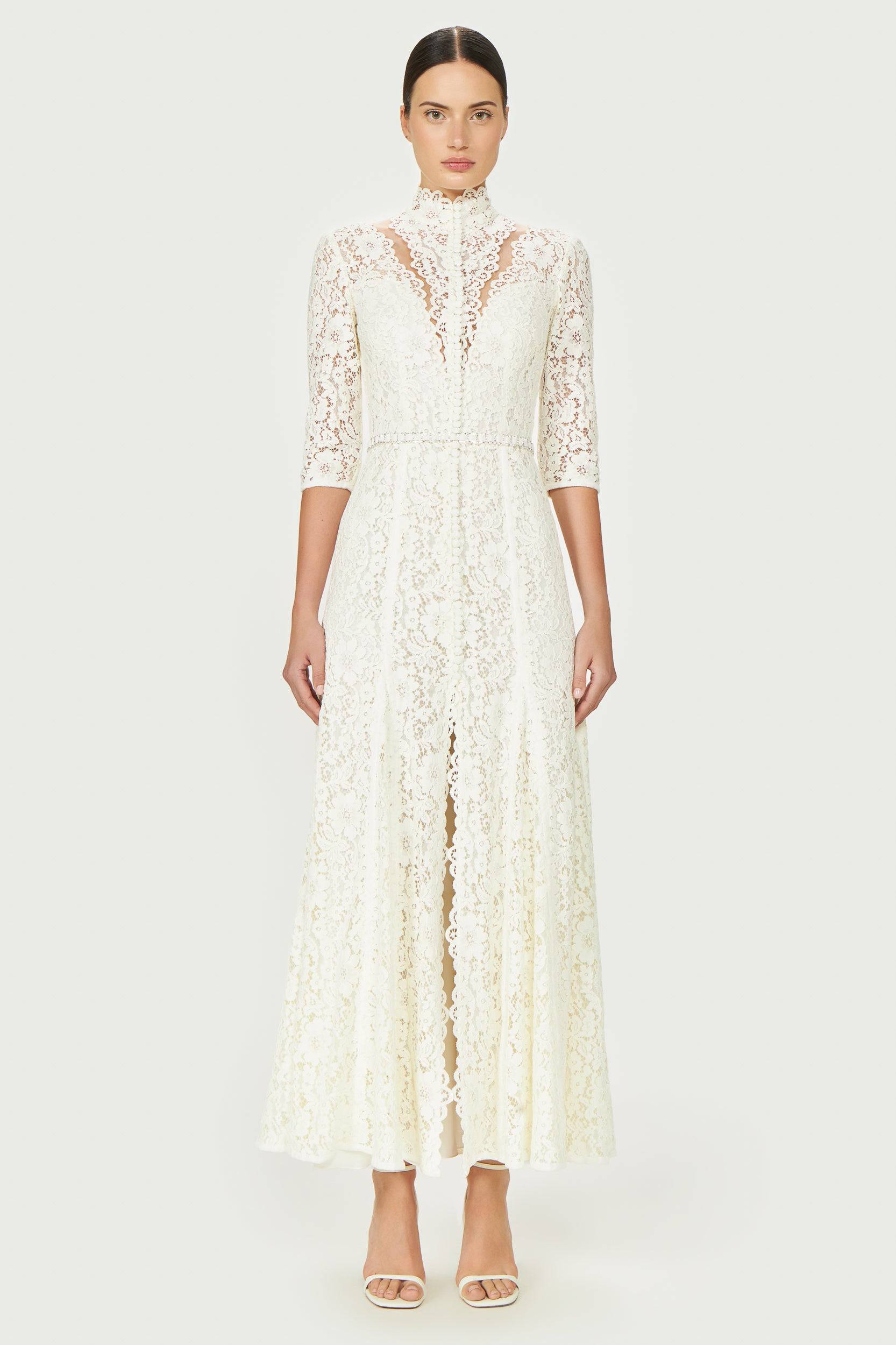 Junia Corded Lace Gown