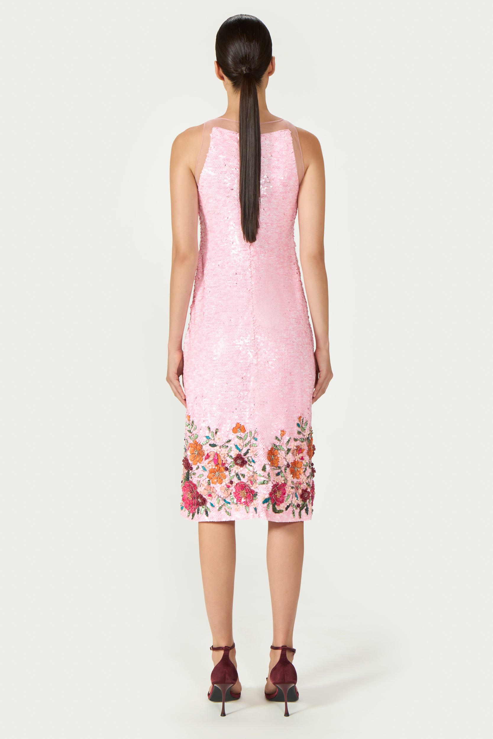 Capria Sequin Midi Dress