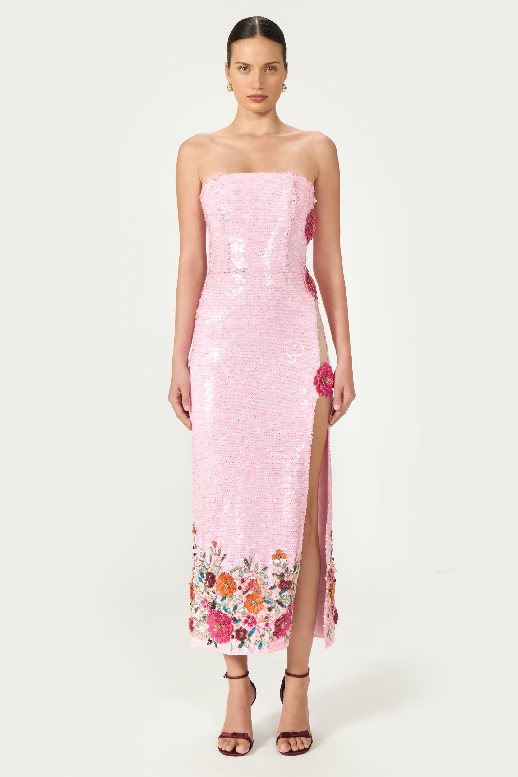 Harlee Sequined Strapless Dress